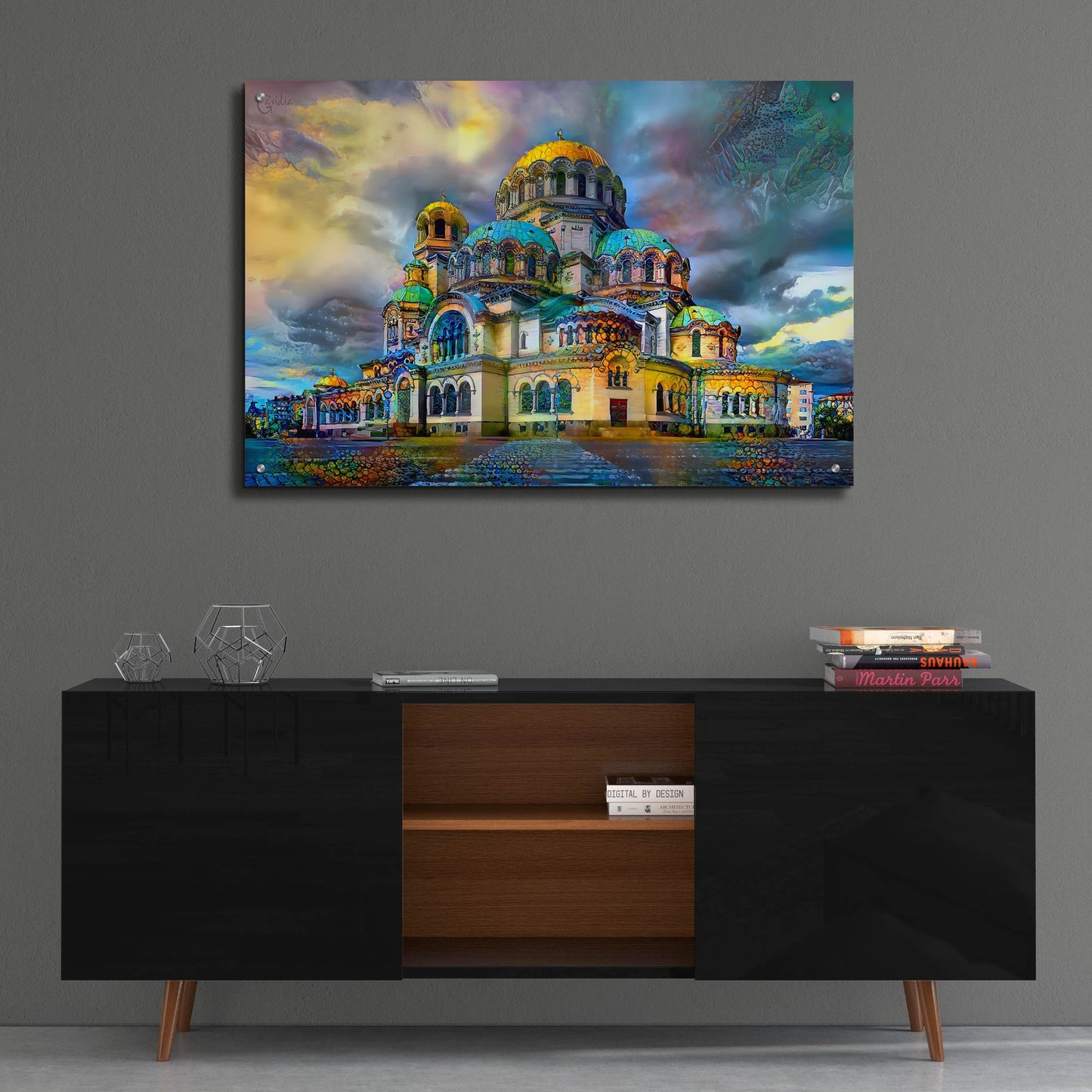 Epic Art 'Bulgaria Sofia Alexander Nevsky Cathedral' by Pedro Gavidia, Acrylic Glass Wall Art,36x24