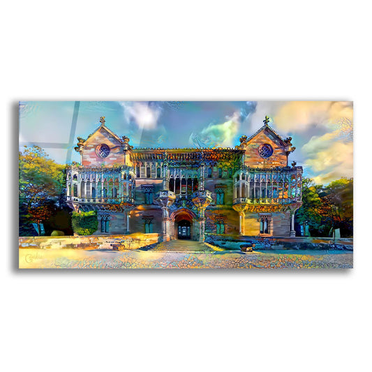 Epic Art 'Comillas Spain Palacio De Sobrellano Palace' by Pedro Gavidia, Acrylic Glass Wall Art