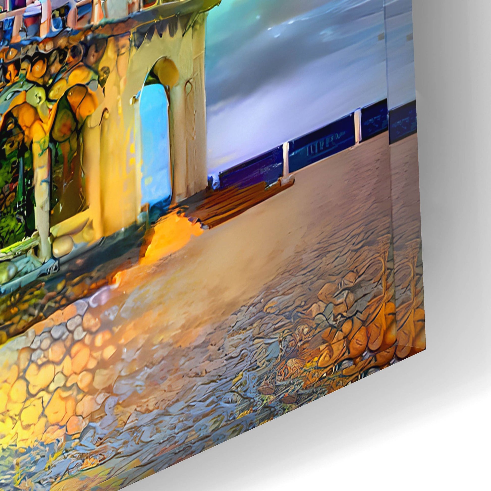 Epic Art 'Constanta Romania Casino Promenade' by Pedro Gavidia, Acrylic Glass Wall Art,16x12