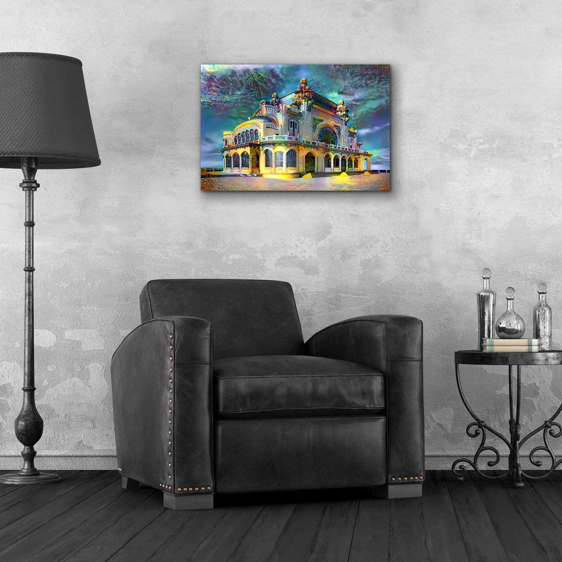 Epic Art 'Constanta Romania Casino Promenade' by Pedro Gavidia, Acrylic Glass Wall Art,24x16