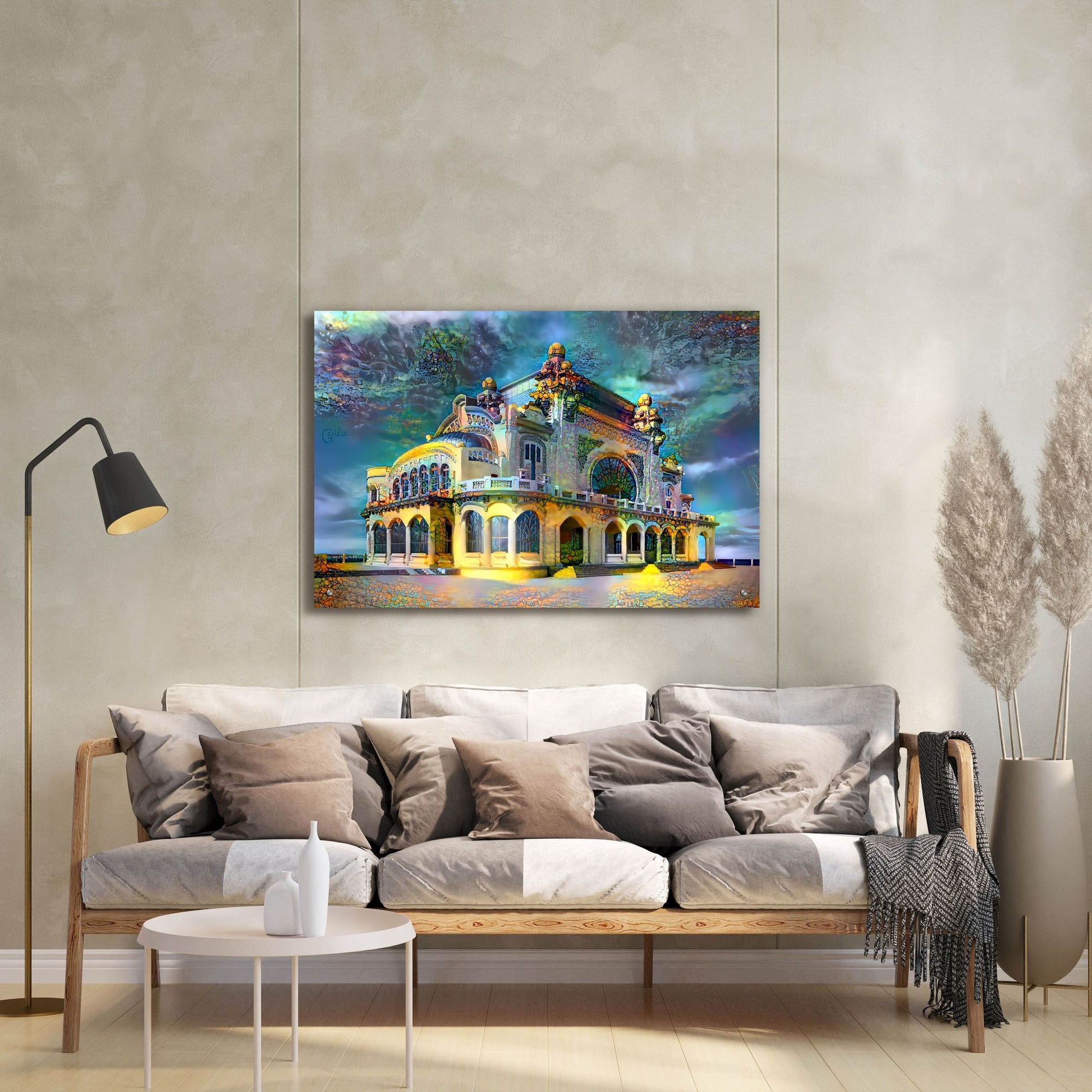 Epic Art 'Constanta Romania Casino Promenade' by Pedro Gavidia, Acrylic Glass Wall Art,36x24