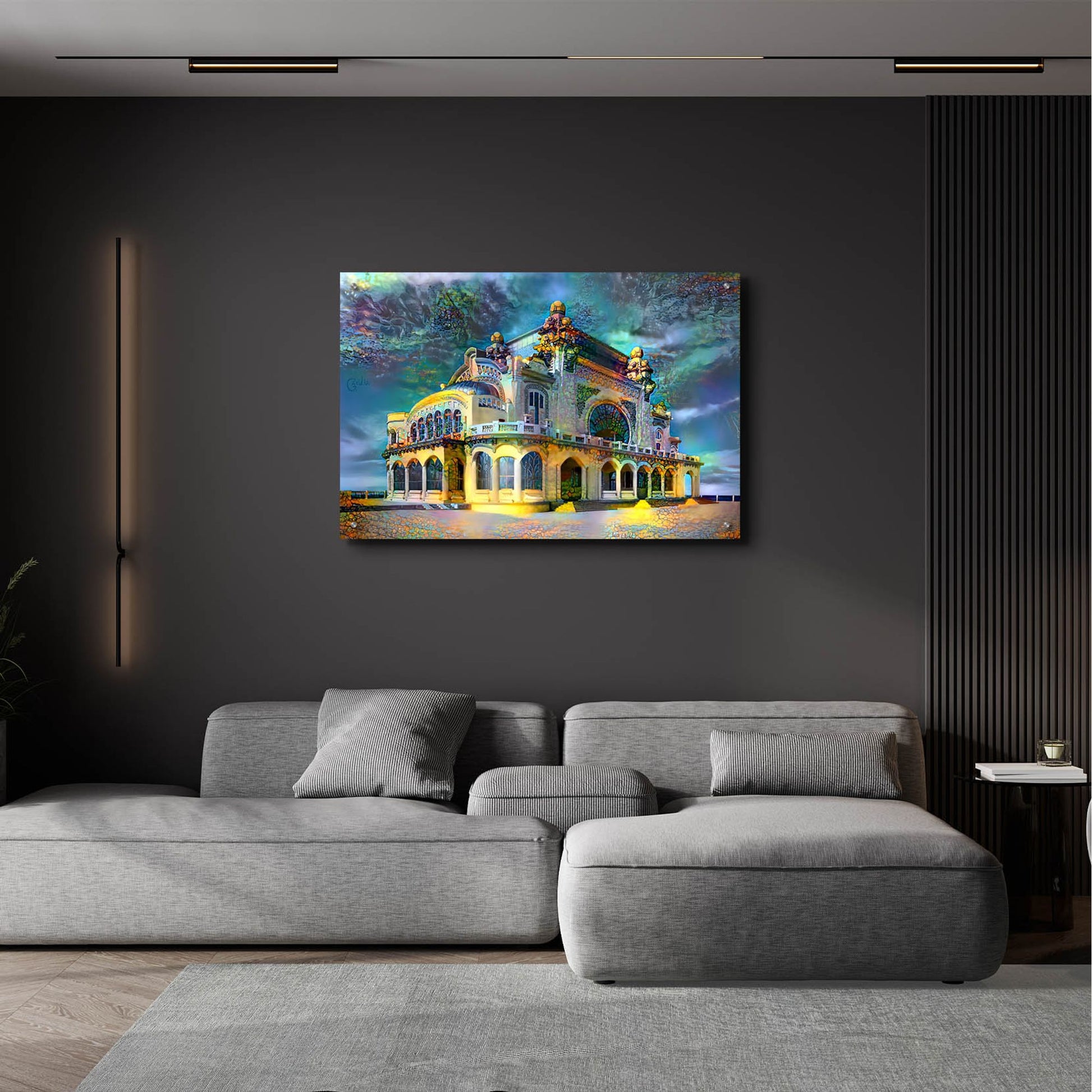 Epic Art 'Constanta Romania Casino Promenade' by Pedro Gavidia, Acrylic Glass Wall Art,36x24