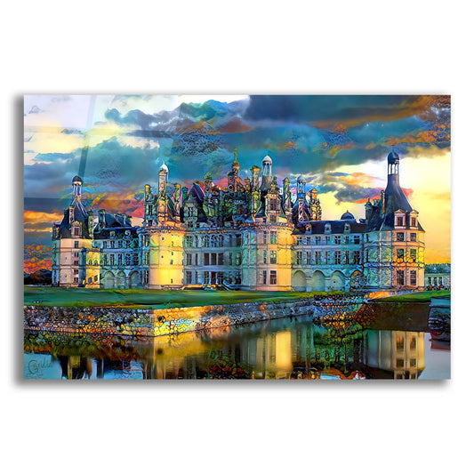 Epic Art 'France Loire Valley Chateau De Chambord' by Pedro Gavidia, Acrylic Glass Wall Art