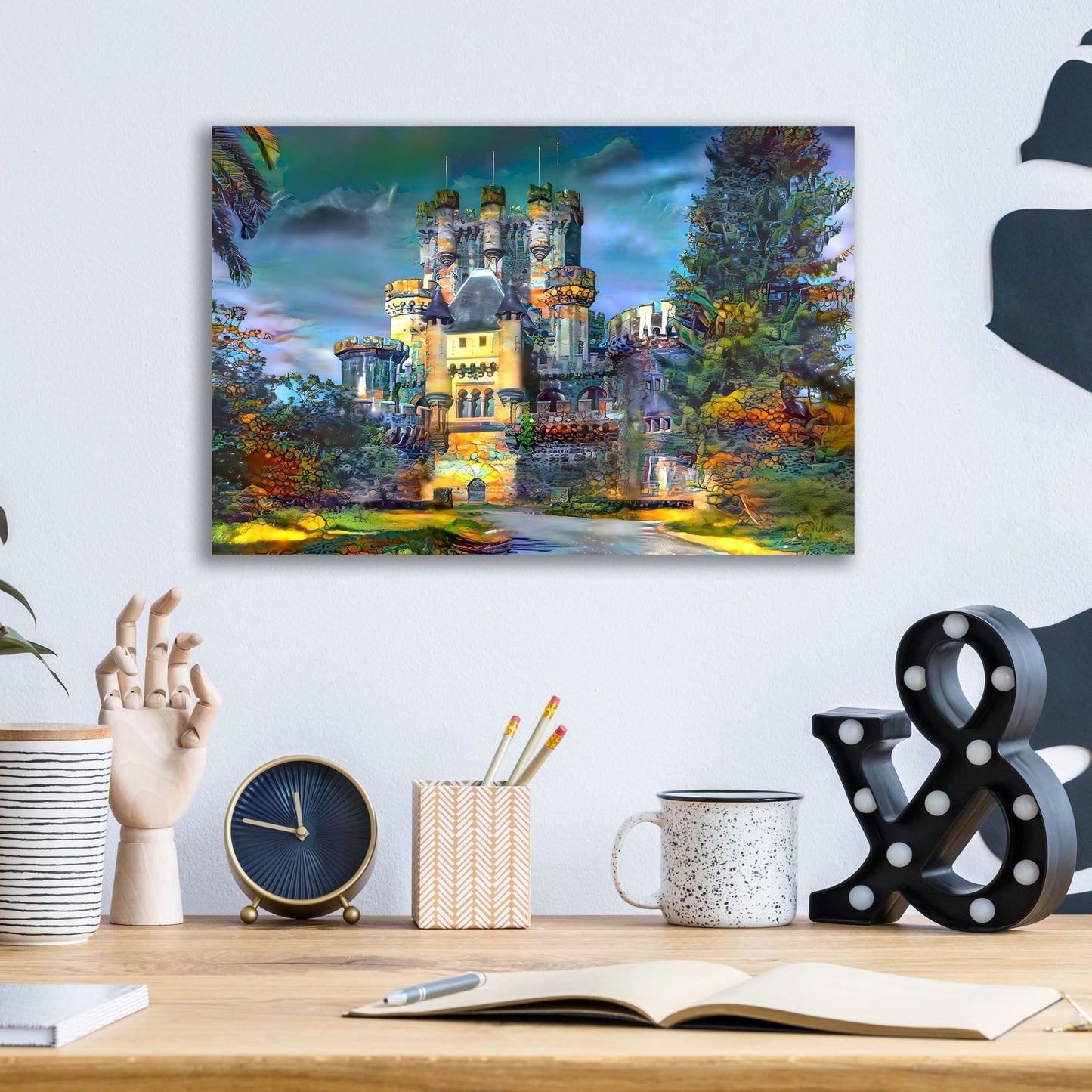 Epic Art 'Gatica Spain Butron Castle' by Pedro Gavidia, Acrylic Glass Wall Art,16x12