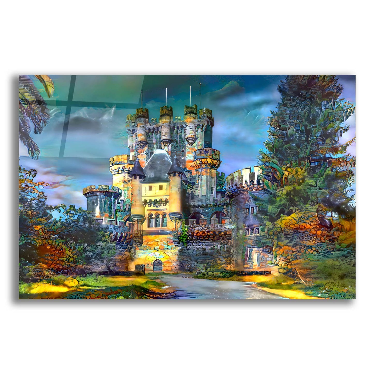 Epic Art 'Gatica Spain Butron Castle' by Pedro Gavidia, Acrylic Glass Wall Art,24x16