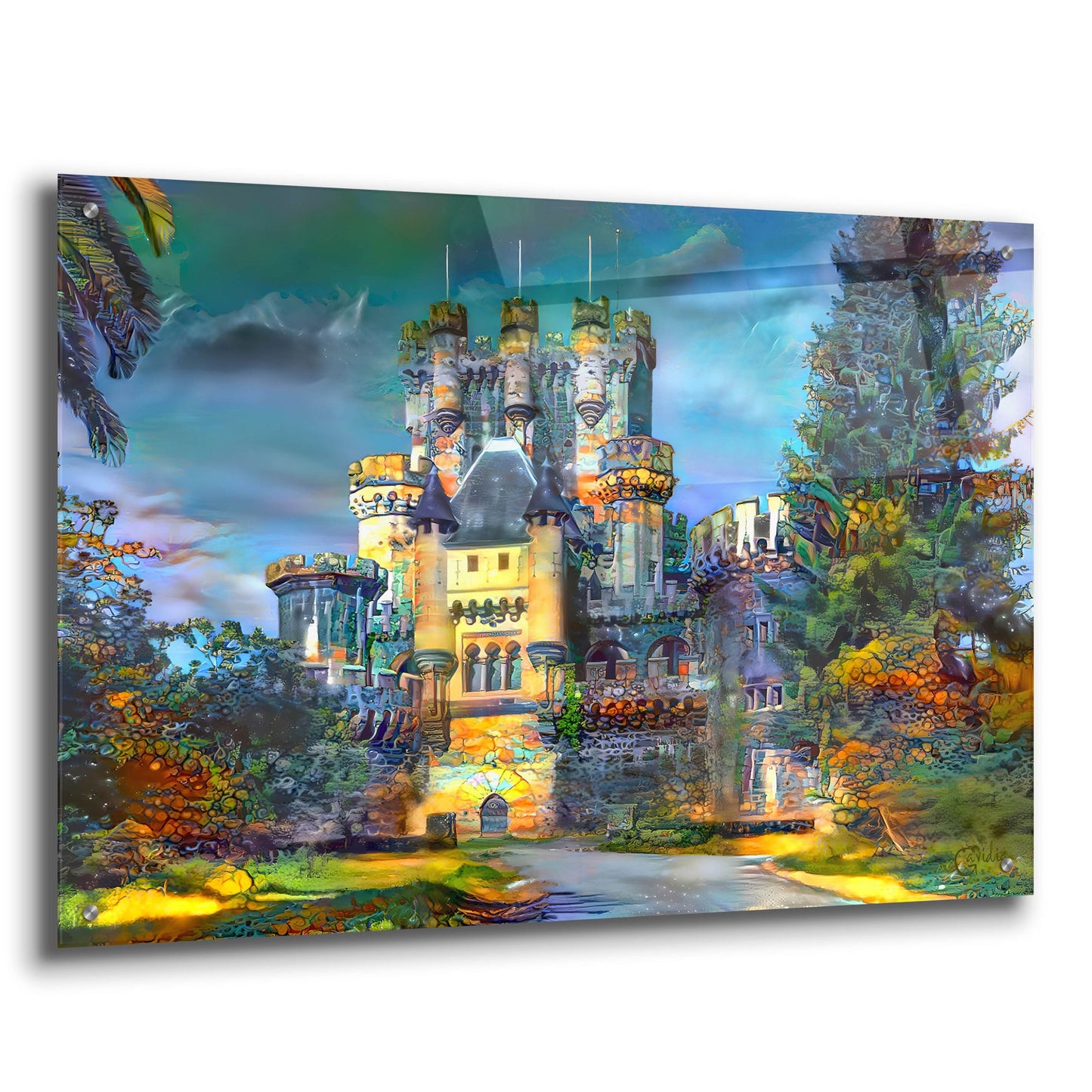 Epic Art 'Gatica Spain Butron Castle' by Pedro Gavidia, Acrylic Glass Wall Art,36x24