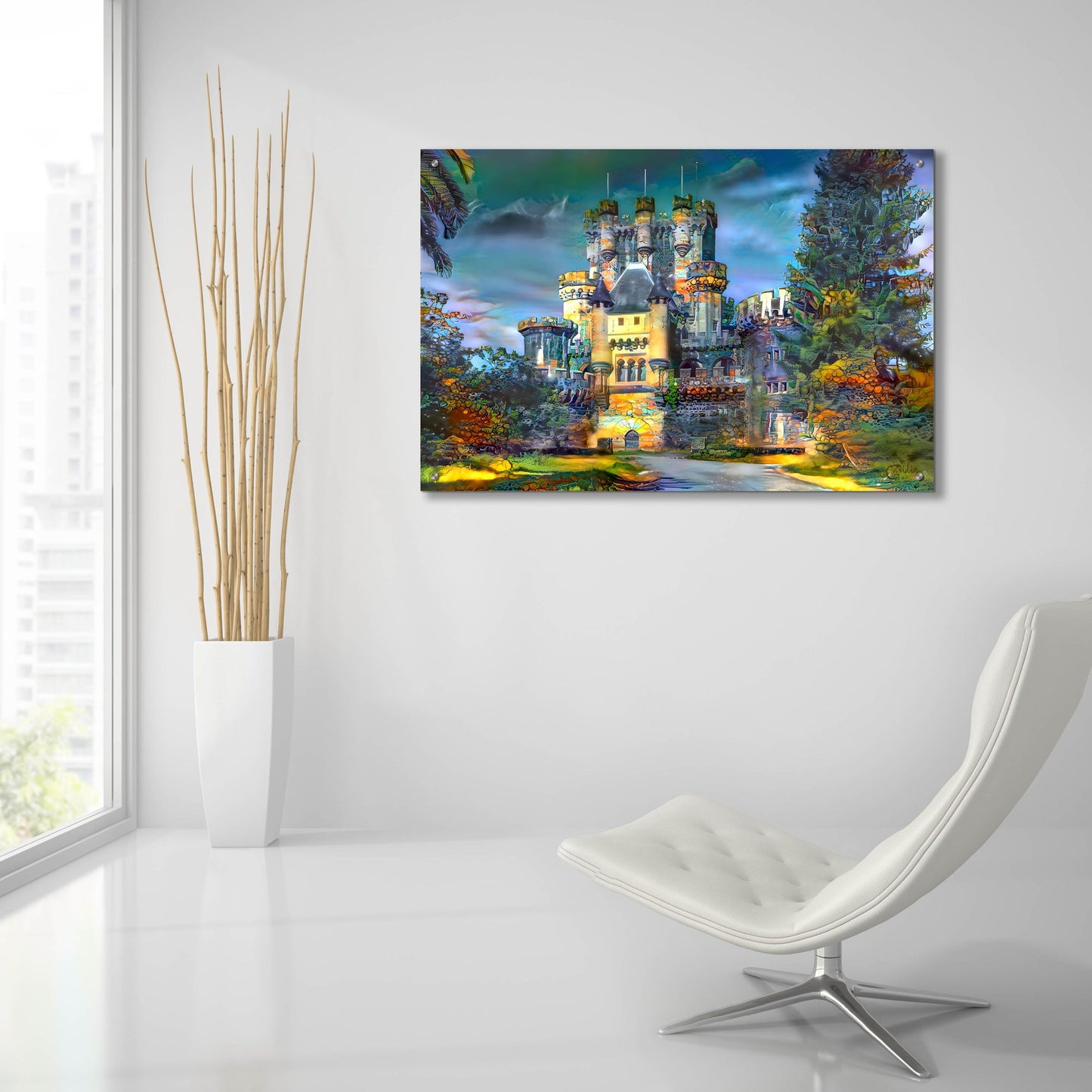 Epic Art 'Gatica Spain Butron Castle' by Pedro Gavidia, Acrylic Glass Wall Art,36x24