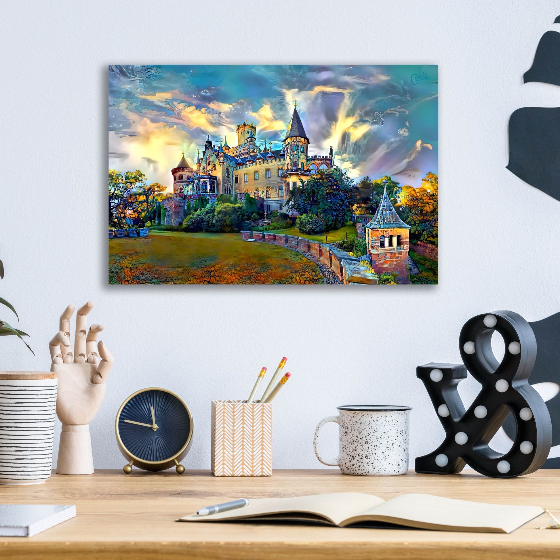 Epic Art 'Germany Lower Saxony Marienburg Castle' by Pedro Gavidia, Acrylic Glass Wall Art,16x12