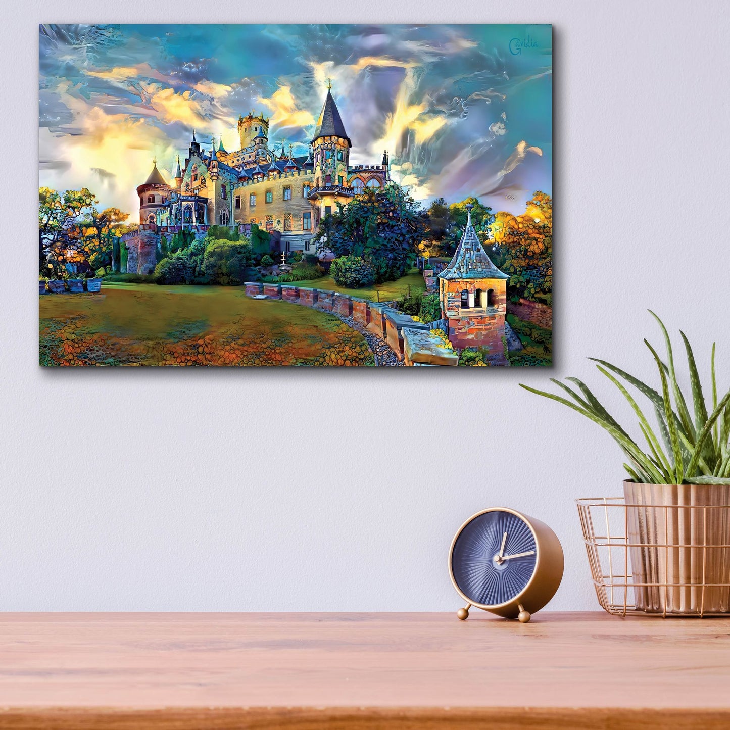 Epic Art 'Germany Lower Saxony Marienburg Castle' by Pedro Gavidia, Acrylic Glass Wall Art,16x12