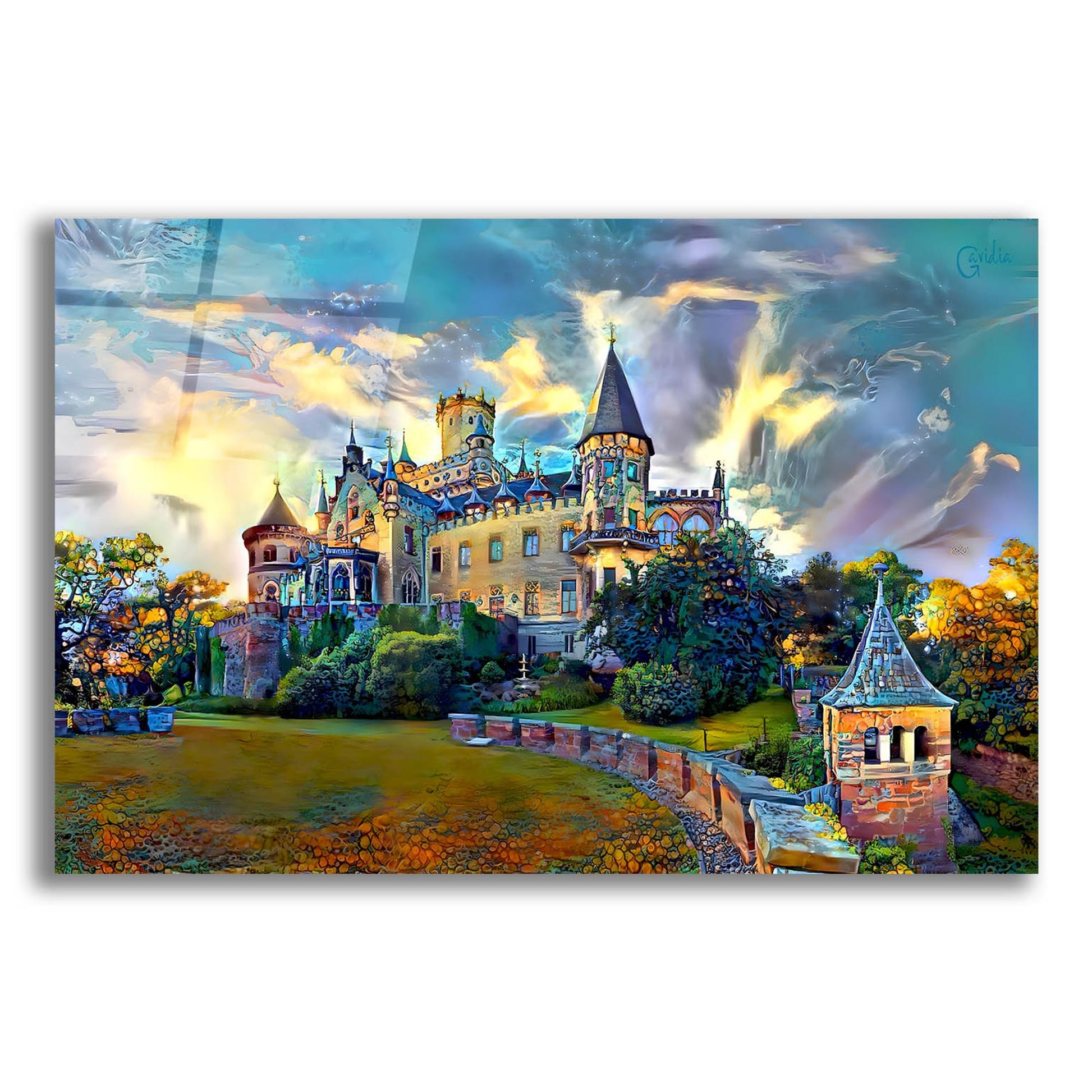 Epic Art 'Germany Lower Saxony Marienburg Castle' by Pedro Gavidia, Acrylic Glass Wall Art,16x12