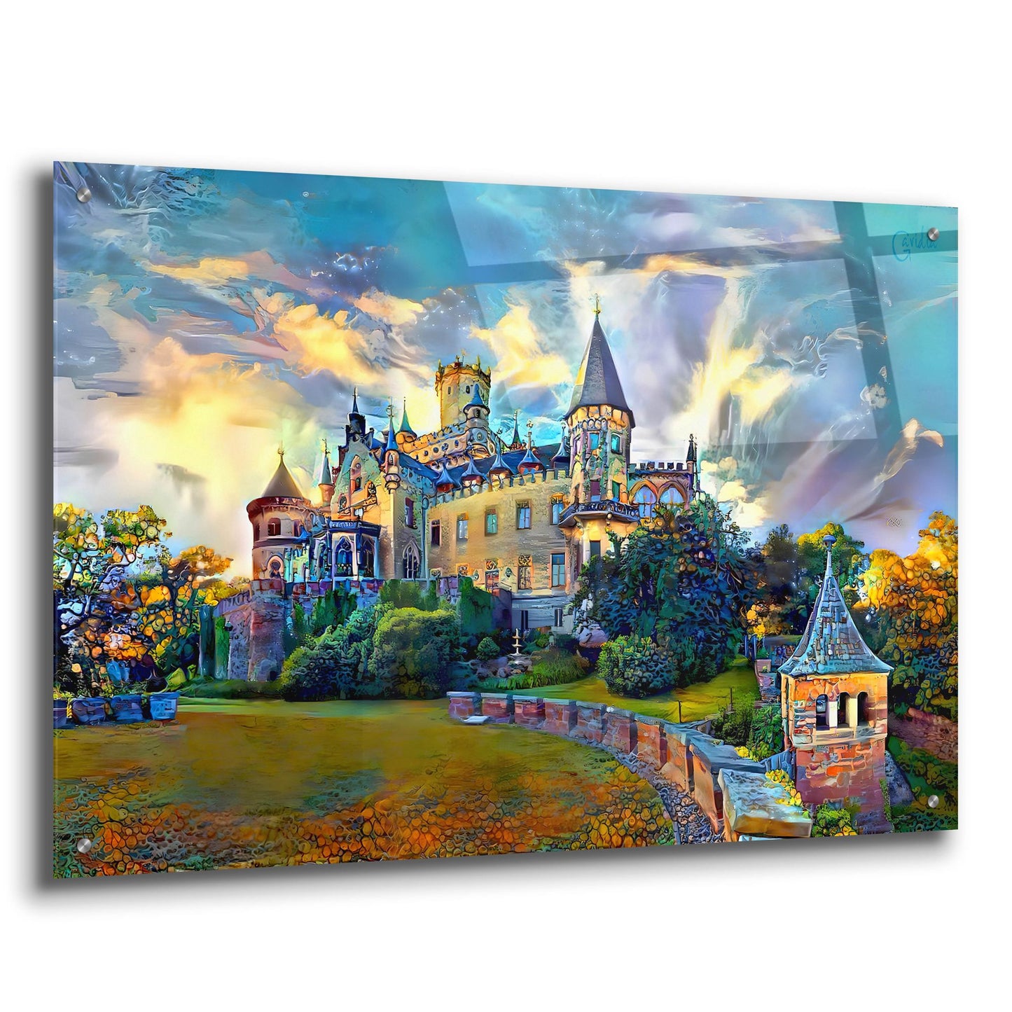 Epic Art 'Germany Lower Saxony Marienburg Castle' by Pedro Gavidia, Acrylic Glass Wall Art,36x24