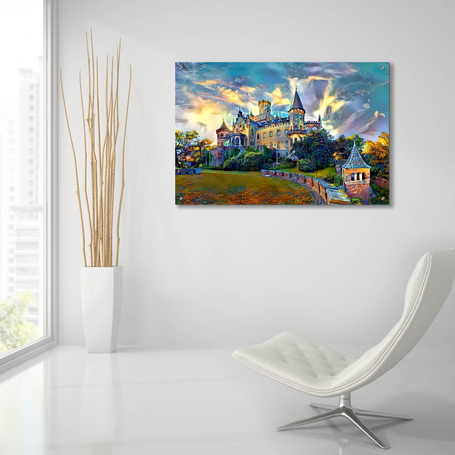 Epic Art 'Germany Lower Saxony Marienburg Castle' by Pedro Gavidia, Acrylic Glass Wall Art,36x24