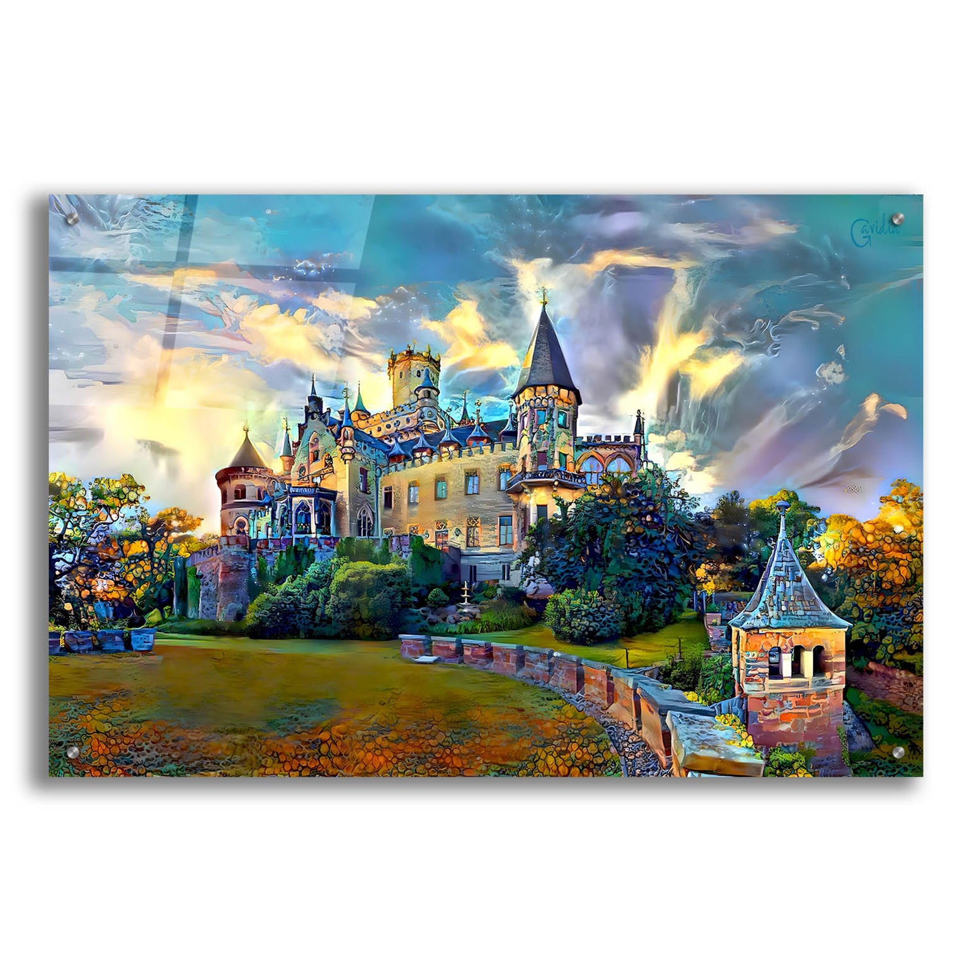 Epic Art 'Germany Lower Saxony Marienburg Castle' by Pedro Gavidia, Acrylic Glass Wall Art,36x24