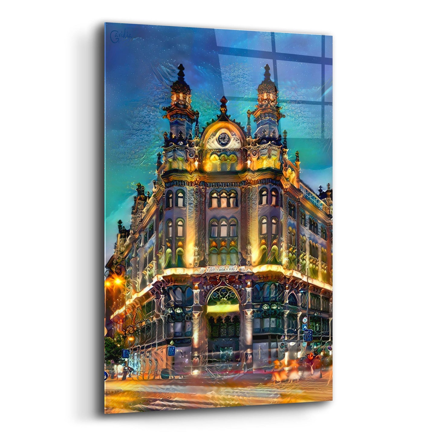 Epic Art 'Hungary Budapest Hotel Parisi Udvar' by Pedro Gavidia, Acrylic Glass Wall Art,12x16