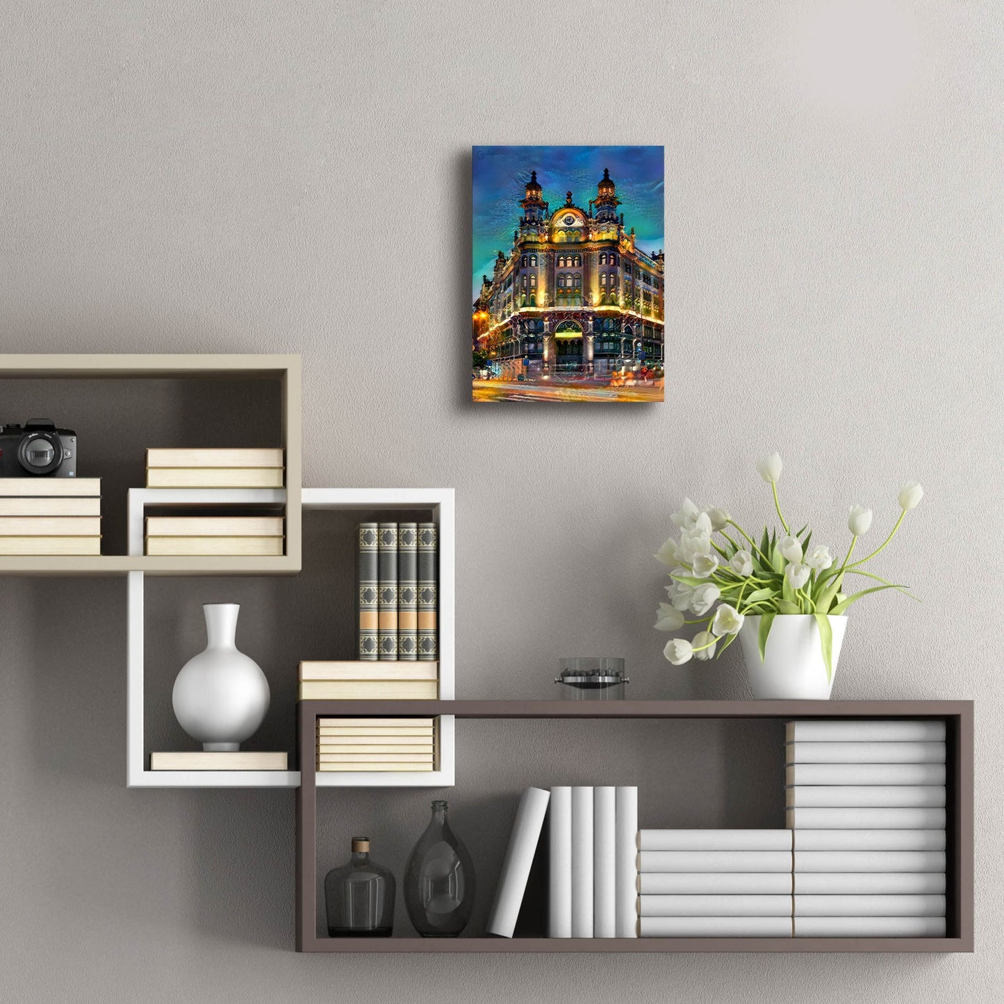 Epic Art 'Hungary Budapest Hotel Parisi Udvar' by Pedro Gavidia, Acrylic Glass Wall Art,12x16