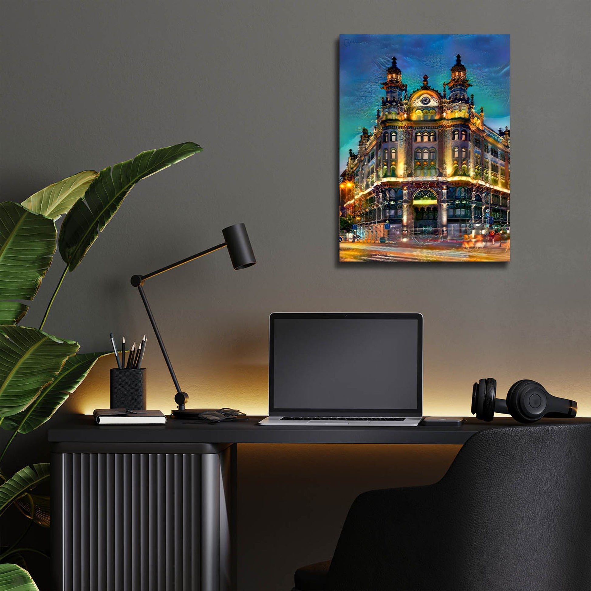 Epic Art 'Hungary Budapest Hotel Parisi Udvar' by Pedro Gavidia, Acrylic Glass Wall Art,12x16