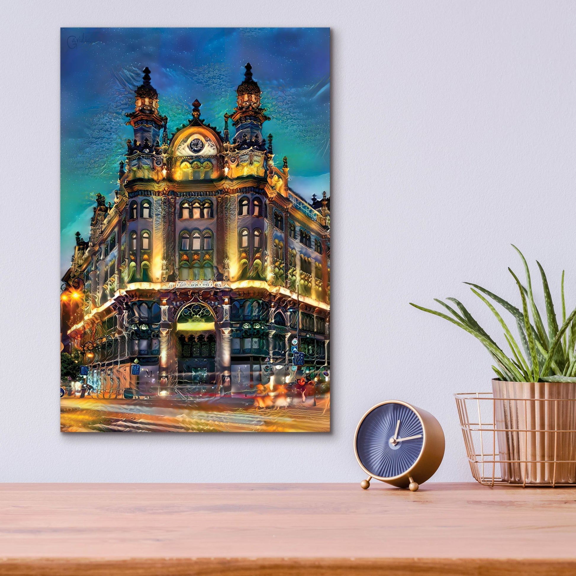 Epic Art 'Hungary Budapest Hotel Parisi Udvar' by Pedro Gavidia, Acrylic Glass Wall Art,12x16