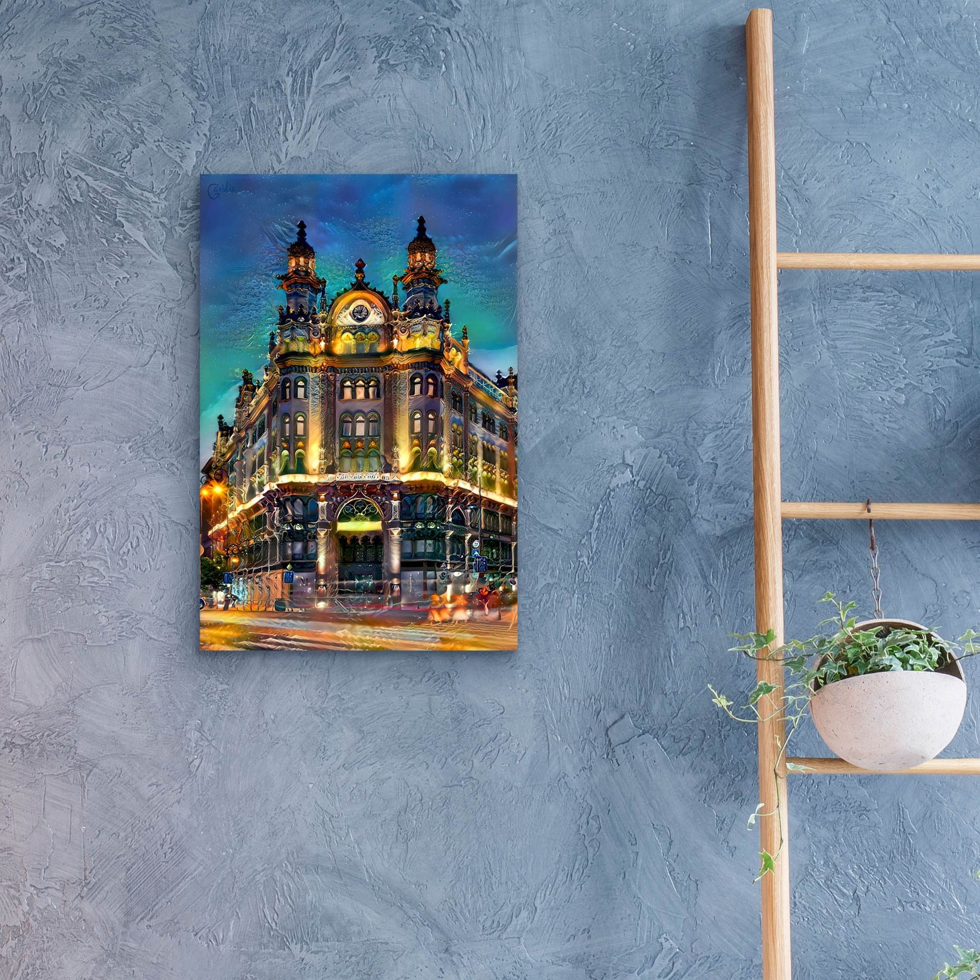 Epic Art 'Hungary Budapest Hotel Parisi Udvar' by Pedro Gavidia, Acrylic Glass Wall Art,16x24