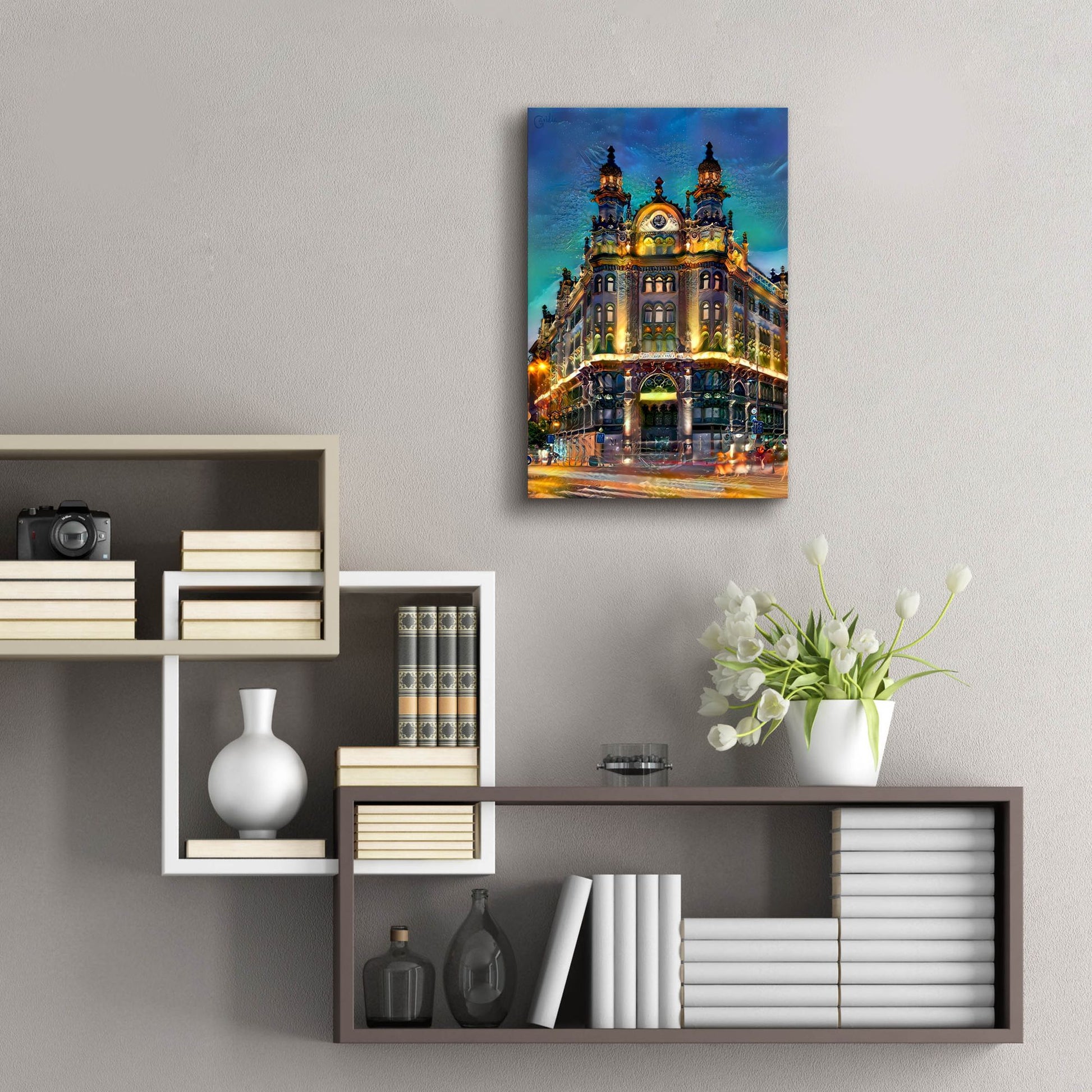 Epic Art 'Hungary Budapest Hotel Parisi Udvar' by Pedro Gavidia, Acrylic Glass Wall Art,16x24