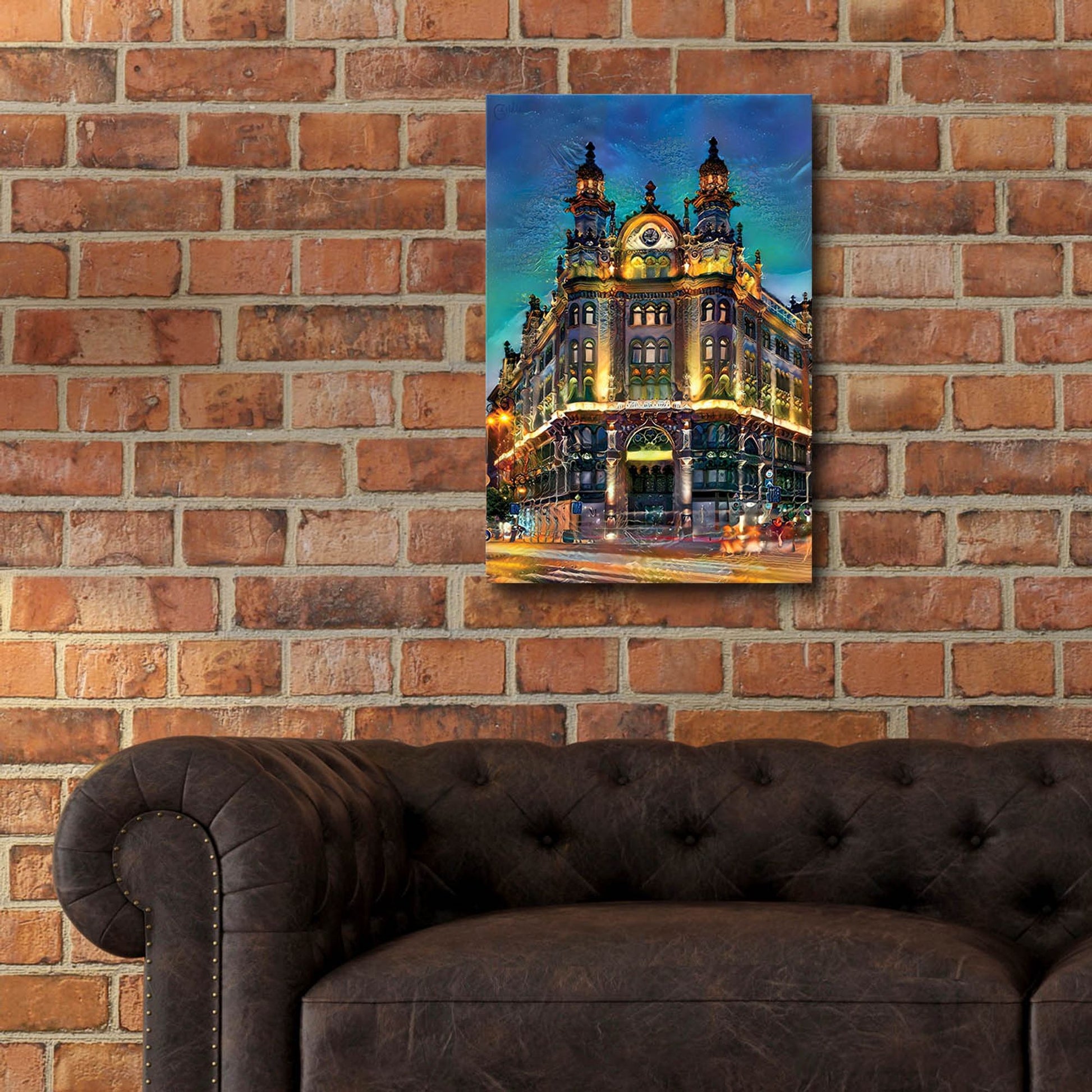 Epic Art 'Hungary Budapest Hotel Parisi Udvar' by Pedro Gavidia, Acrylic Glass Wall Art,16x24