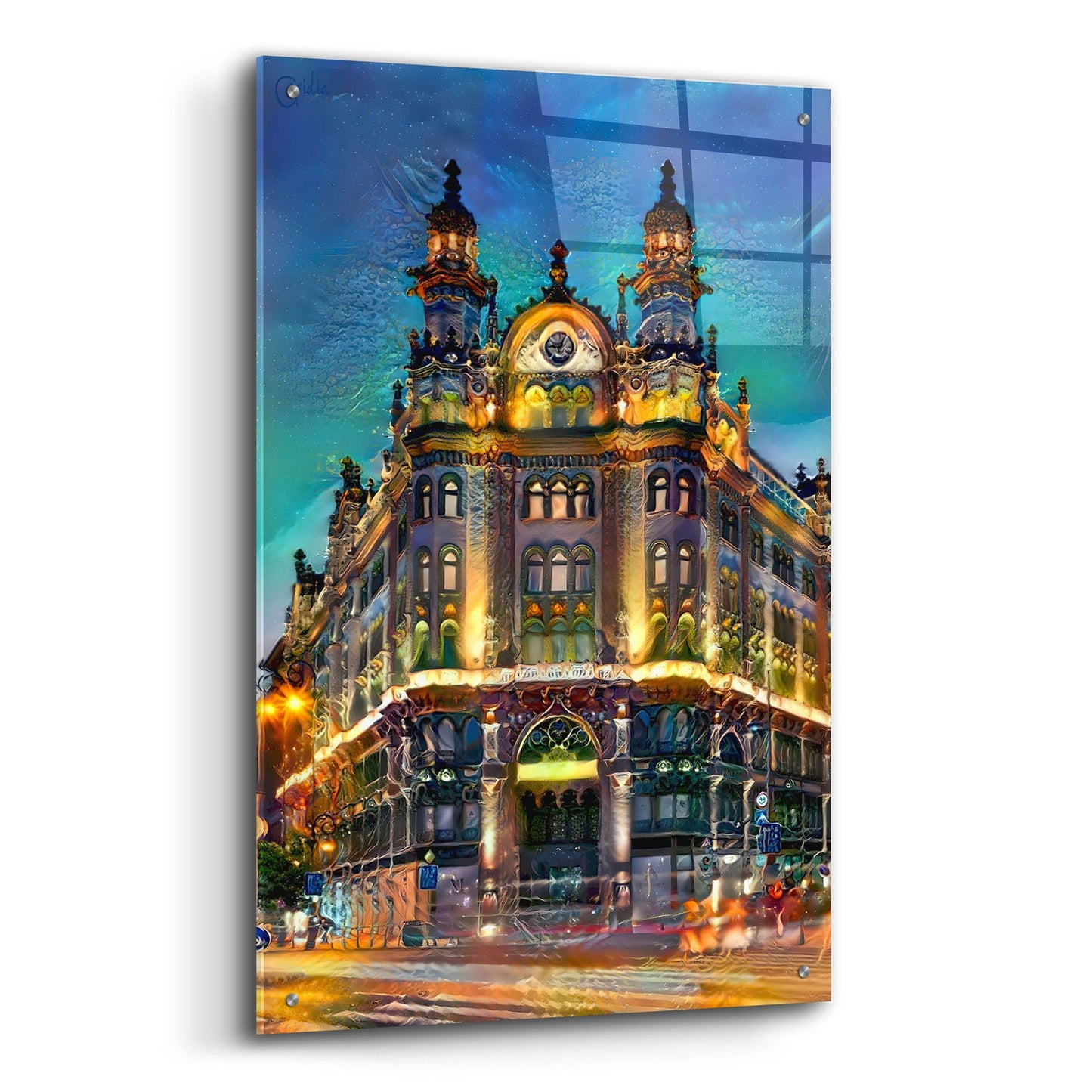 Epic Art 'Hungary Budapest Hotel Parisi Udvar' by Pedro Gavidia, Acrylic Glass Wall Art,24x36