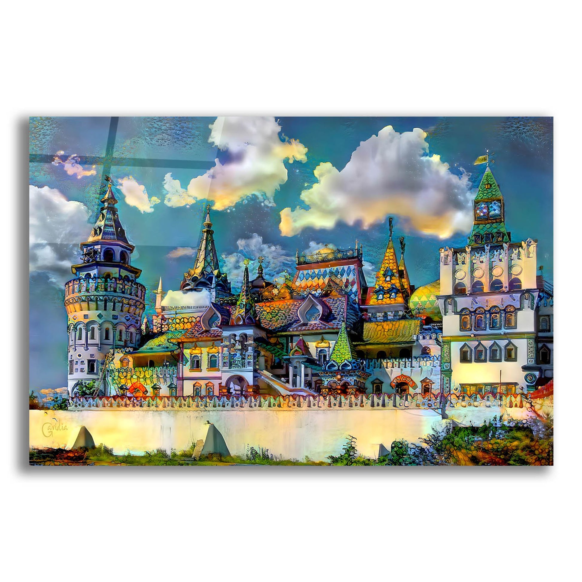 Epic Art 'Moscow Russia Izmailovsky Market' by Pedro Gavidia, Acrylic Glass Wall Art,16x12
