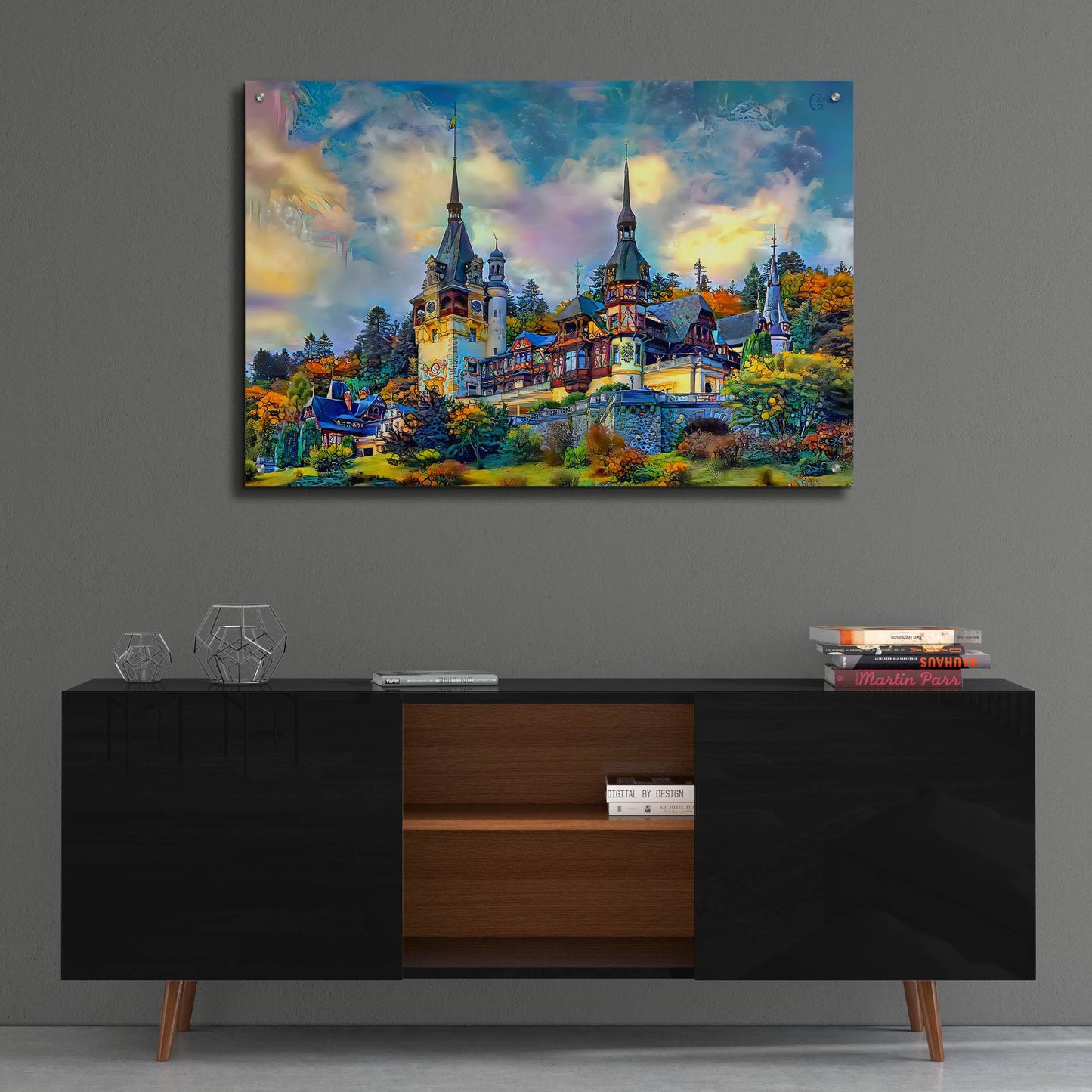 Epic Art 'Sinai Romania Peles Castle' by Pedro Gavidia, Acrylic Glass Wall Art,36x24