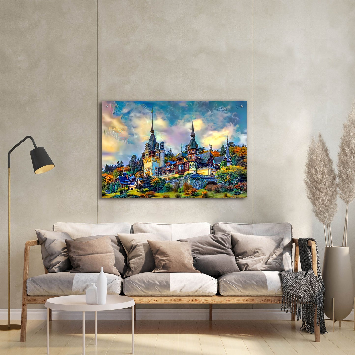 Epic Art 'Sinai Romania Peles Castle' by Pedro Gavidia, Acrylic Glass Wall Art,36x24