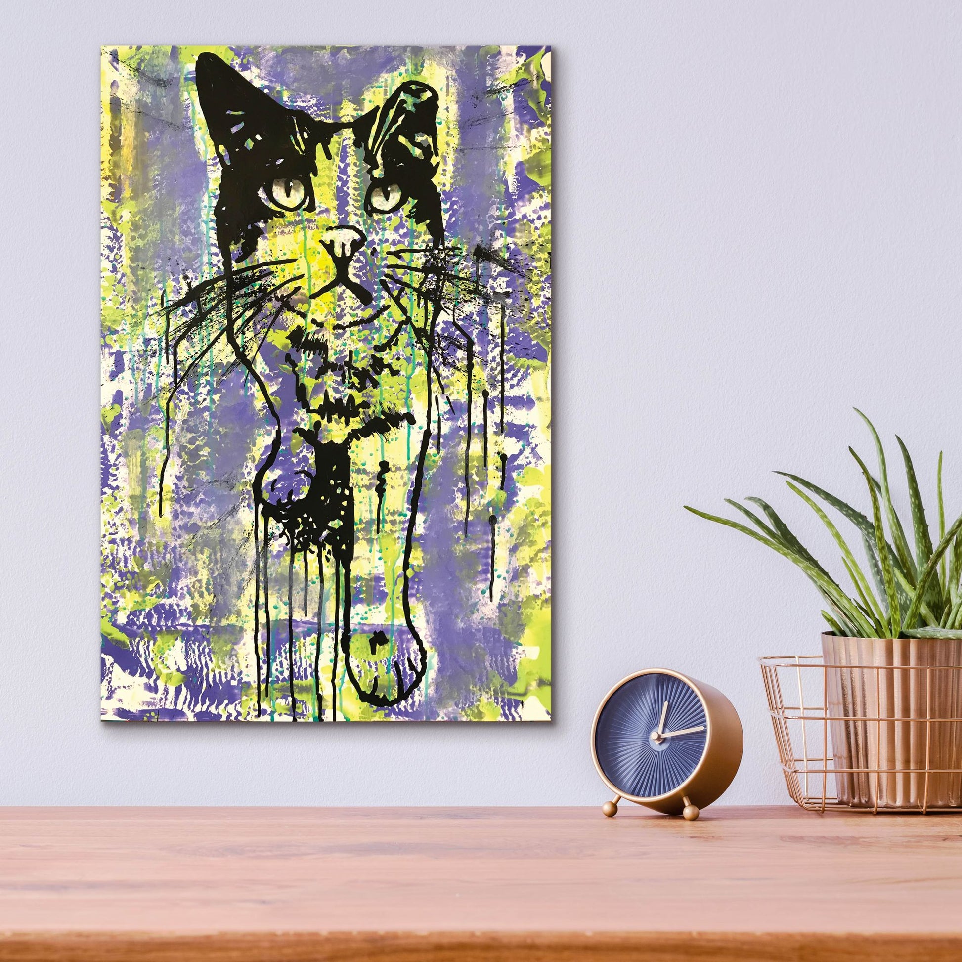 Epic Art 'Baby Cat' by Dean Russo Studios, Acrylic Glass Wall Art,12x16