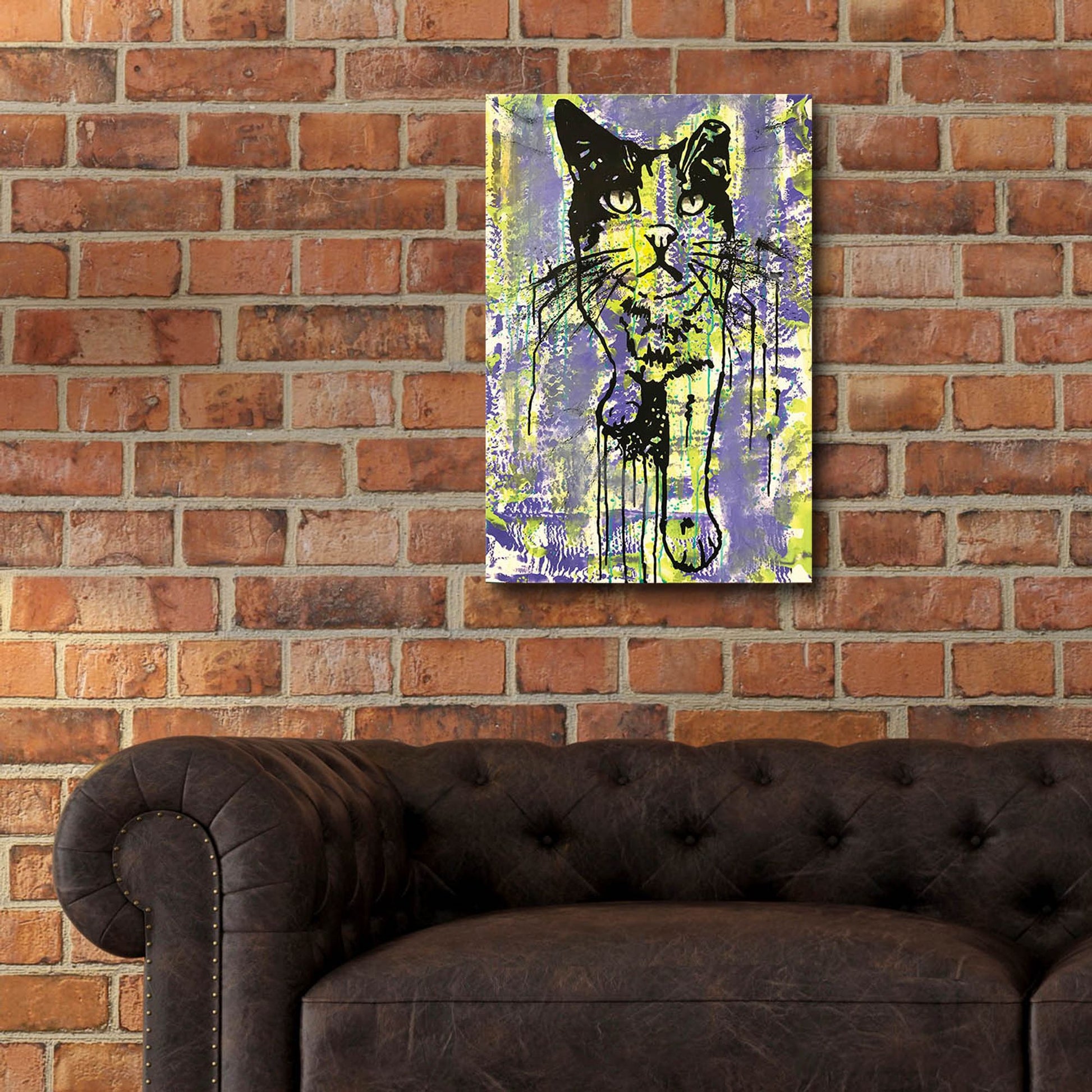 Epic Art 'Baby Cat' by Dean Russo Studios, Acrylic Glass Wall Art,16x24