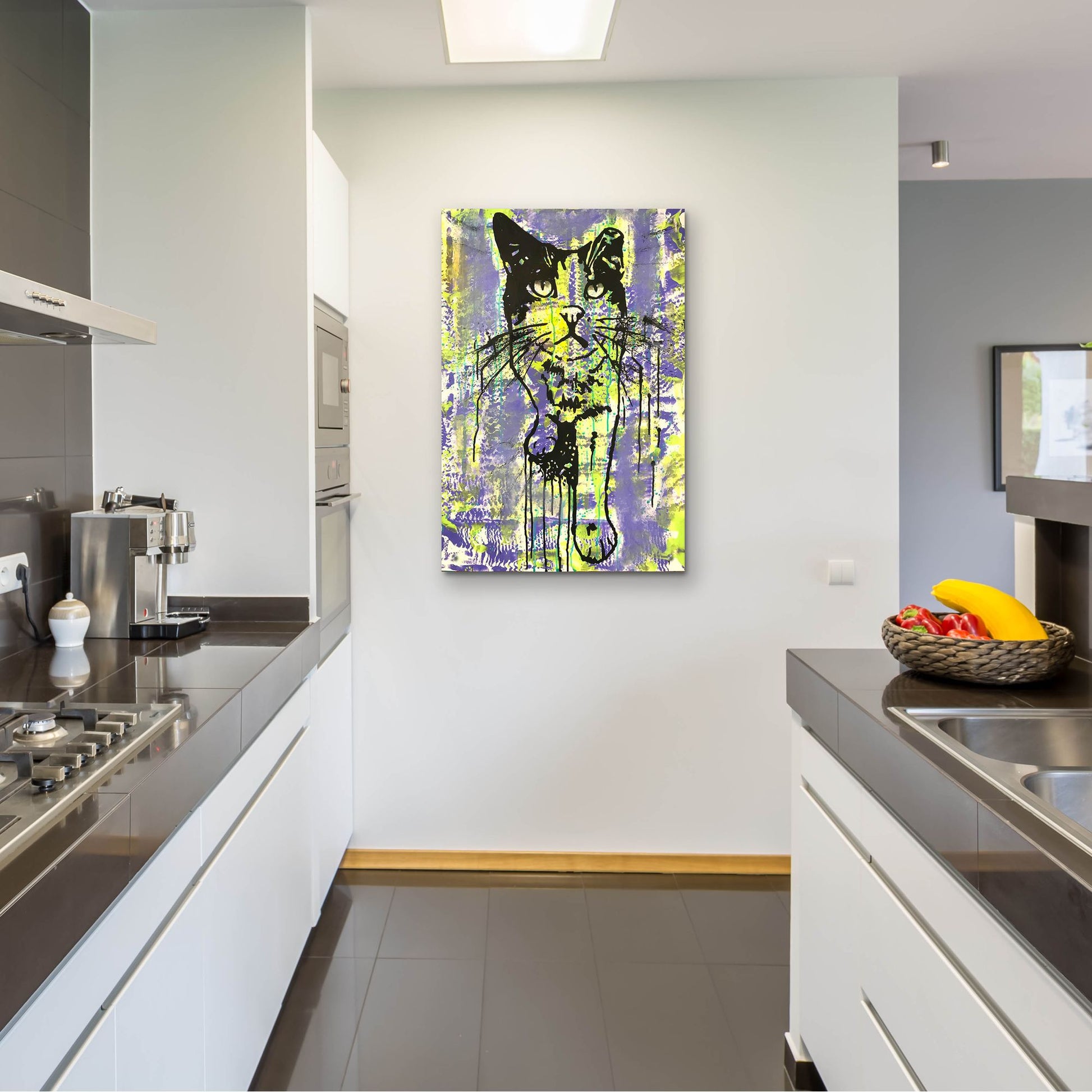 Epic Art 'Baby Cat' by Dean Russo Studios, Acrylic Glass Wall Art,24x36