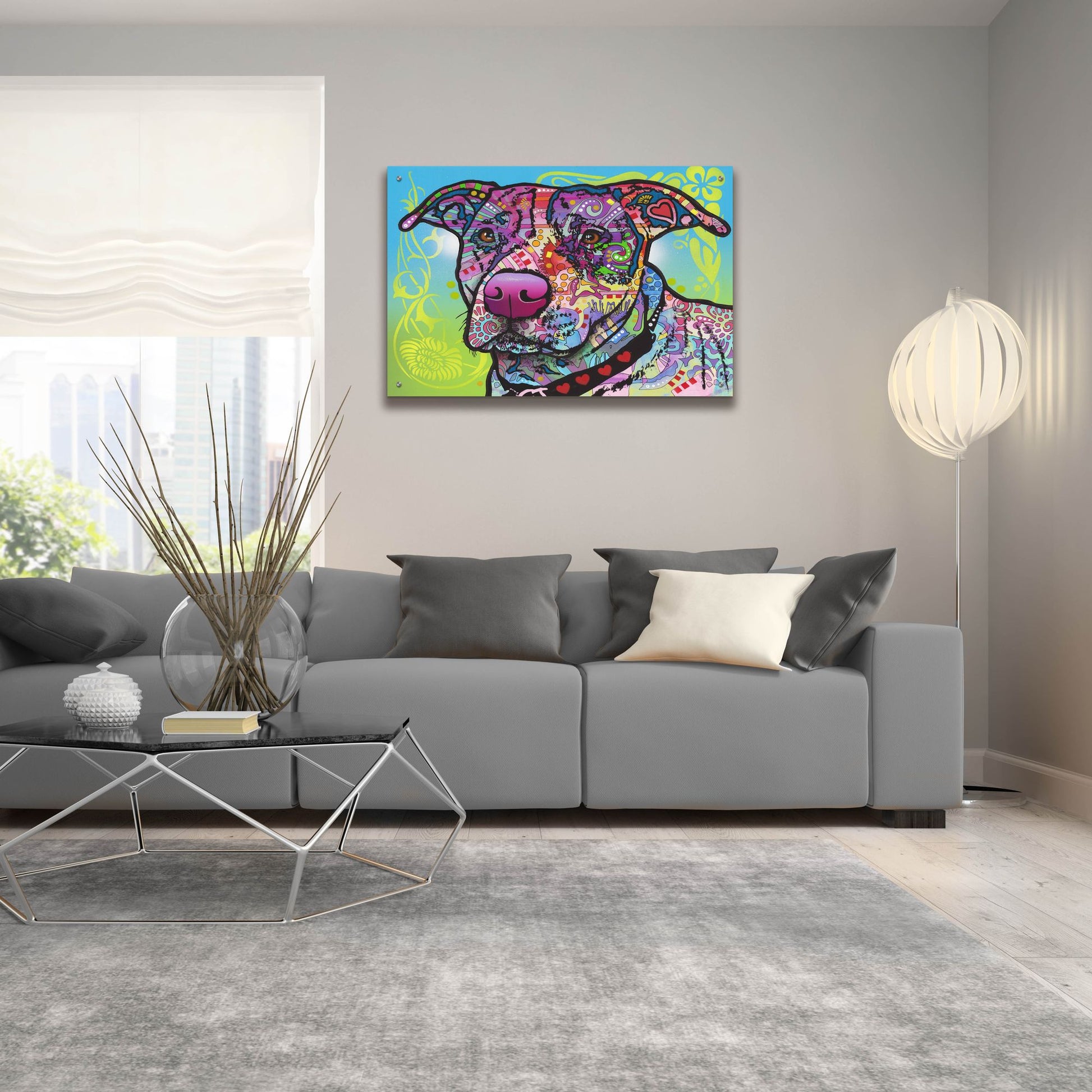 Epic Art 'Bubba' by Dean Russo Studios, Acrylic Glass Wall Art,36x24