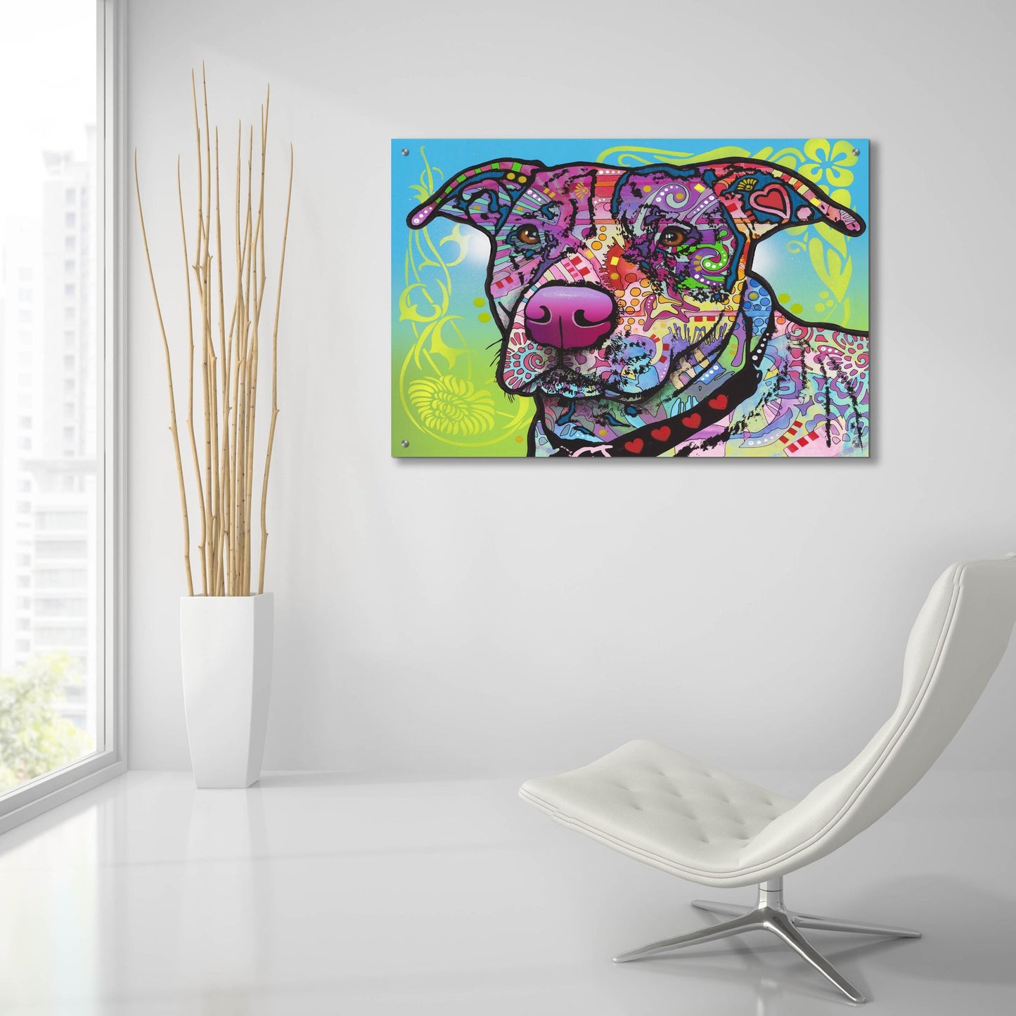 Epic Art 'Bubba' by Dean Russo Studios, Acrylic Glass Wall Art,36x24