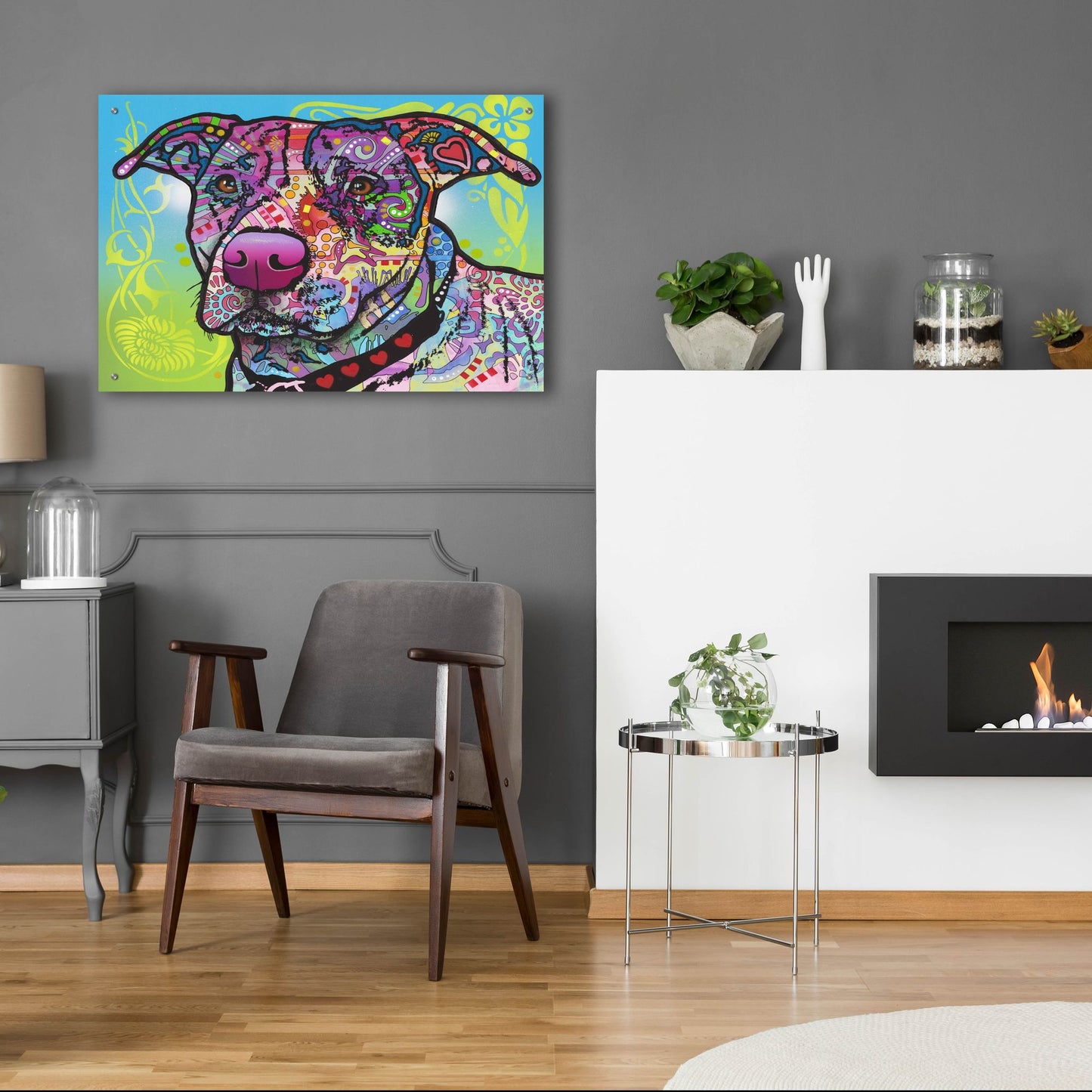 Epic Art 'Bubba' by Dean Russo Studios, Acrylic Glass Wall Art,36x24