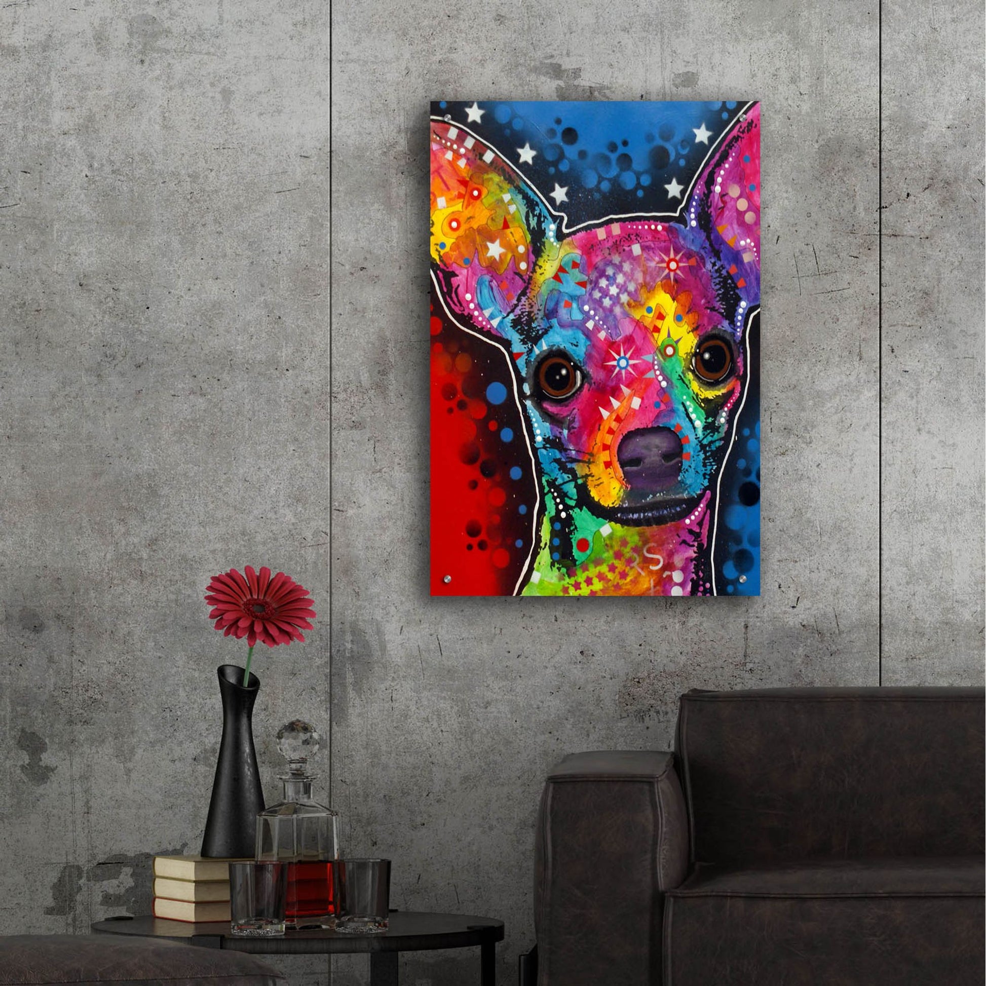 Epic Art 'Bubble Chi' by Dean Russo Studios, Acrylic Glass Wall Art,24x36