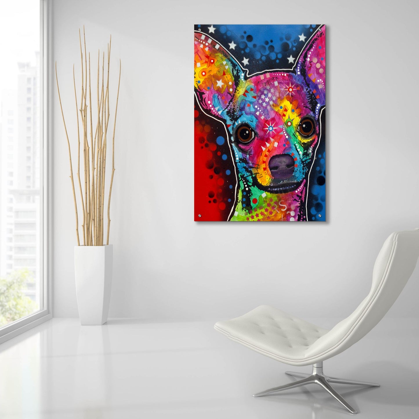 Epic Art 'Bubble Chi' by Dean Russo Studios, Acrylic Glass Wall Art,24x36