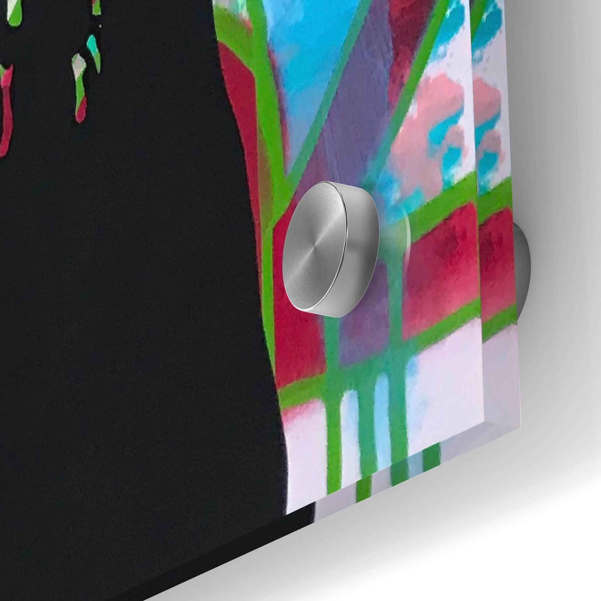 Epic Art 'Happy Love Pitbull' by Dean Russo Studios, Acrylic Glass Wall Art,24x36