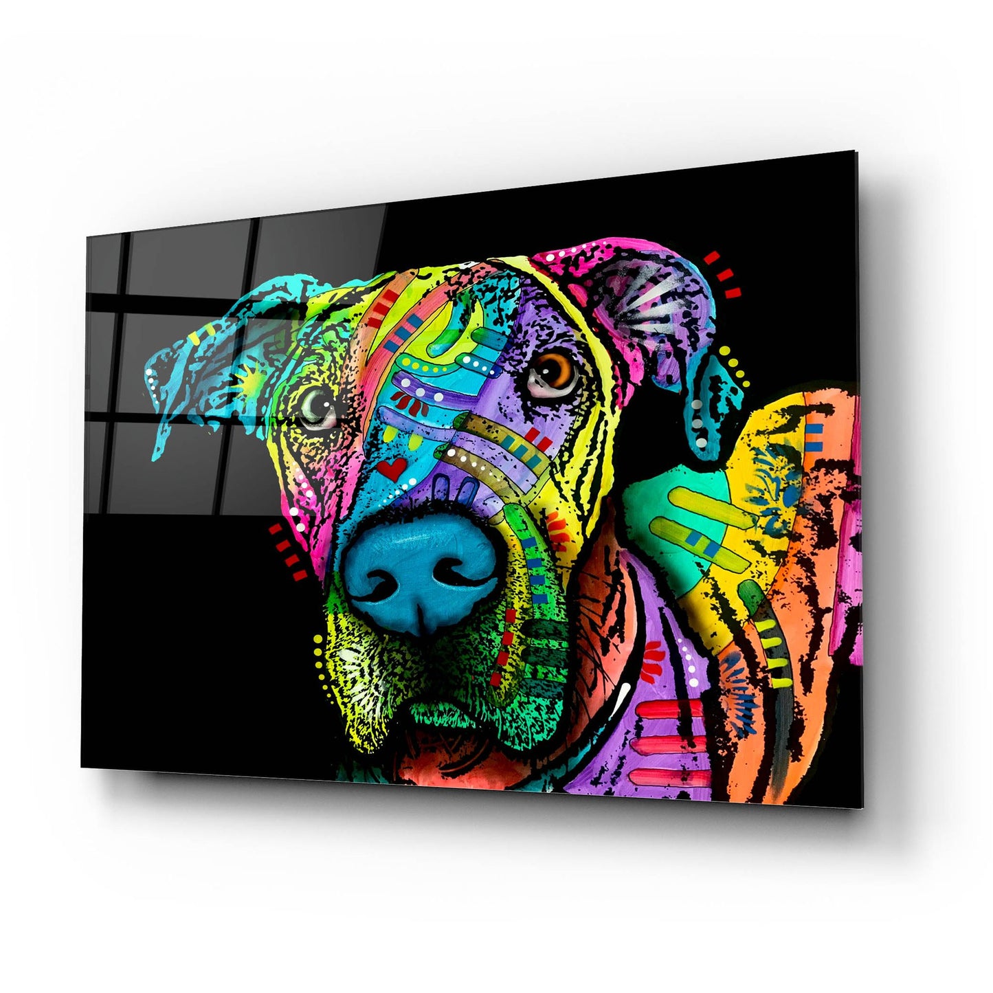 Epic Art 'Indelible Dane' by Dean Russo Studios, Acrylic Glass Wall Art,24x16