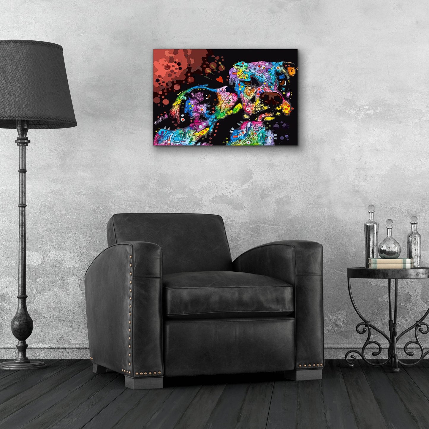 Epic Art 'It's Just Puppy Love' by Dean Russo Studios, Acrylic Glass Wall Art,24x16