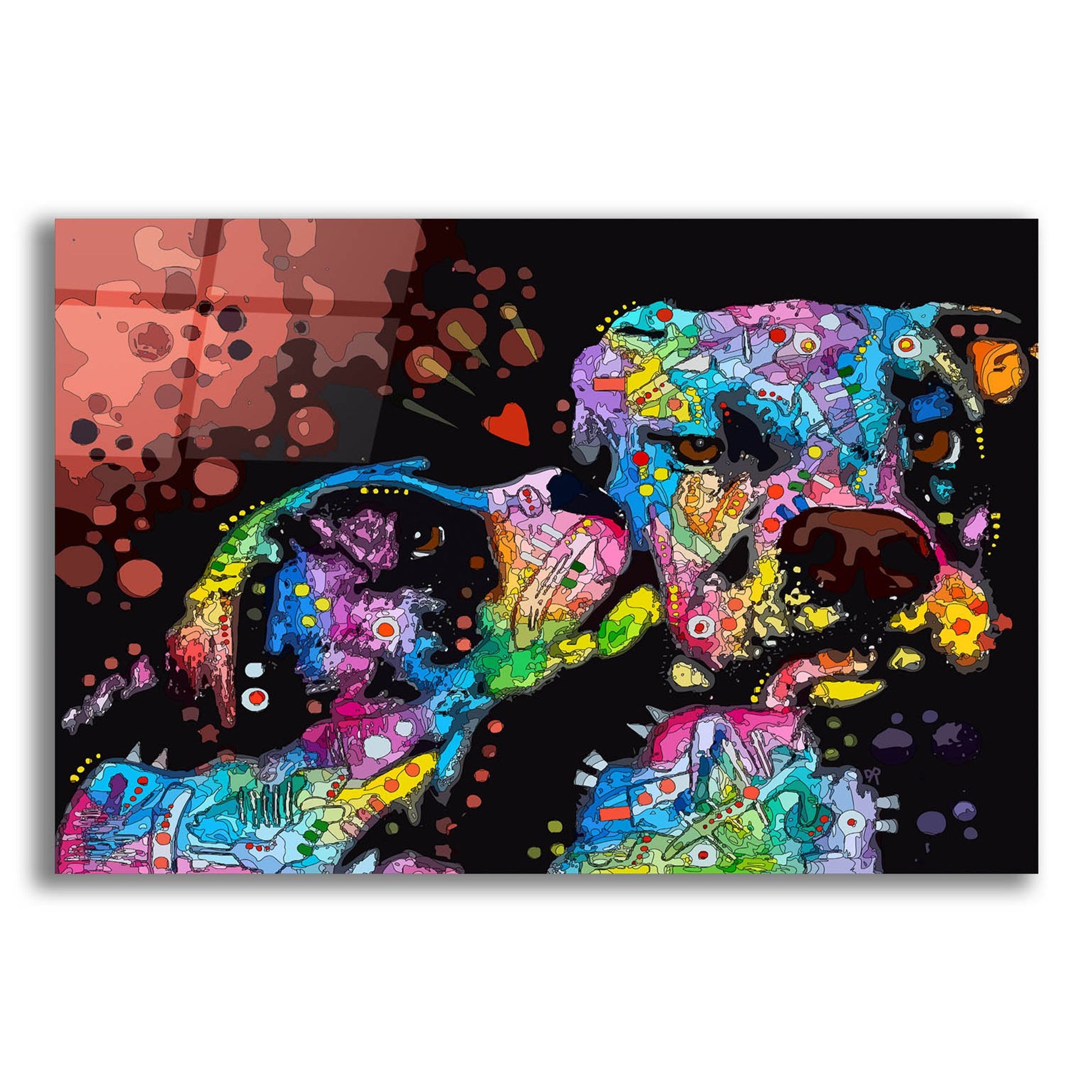 Epic Art 'It's Just Puppy Love' by Dean Russo Studios, Acrylic Glass Wall Art,24x16