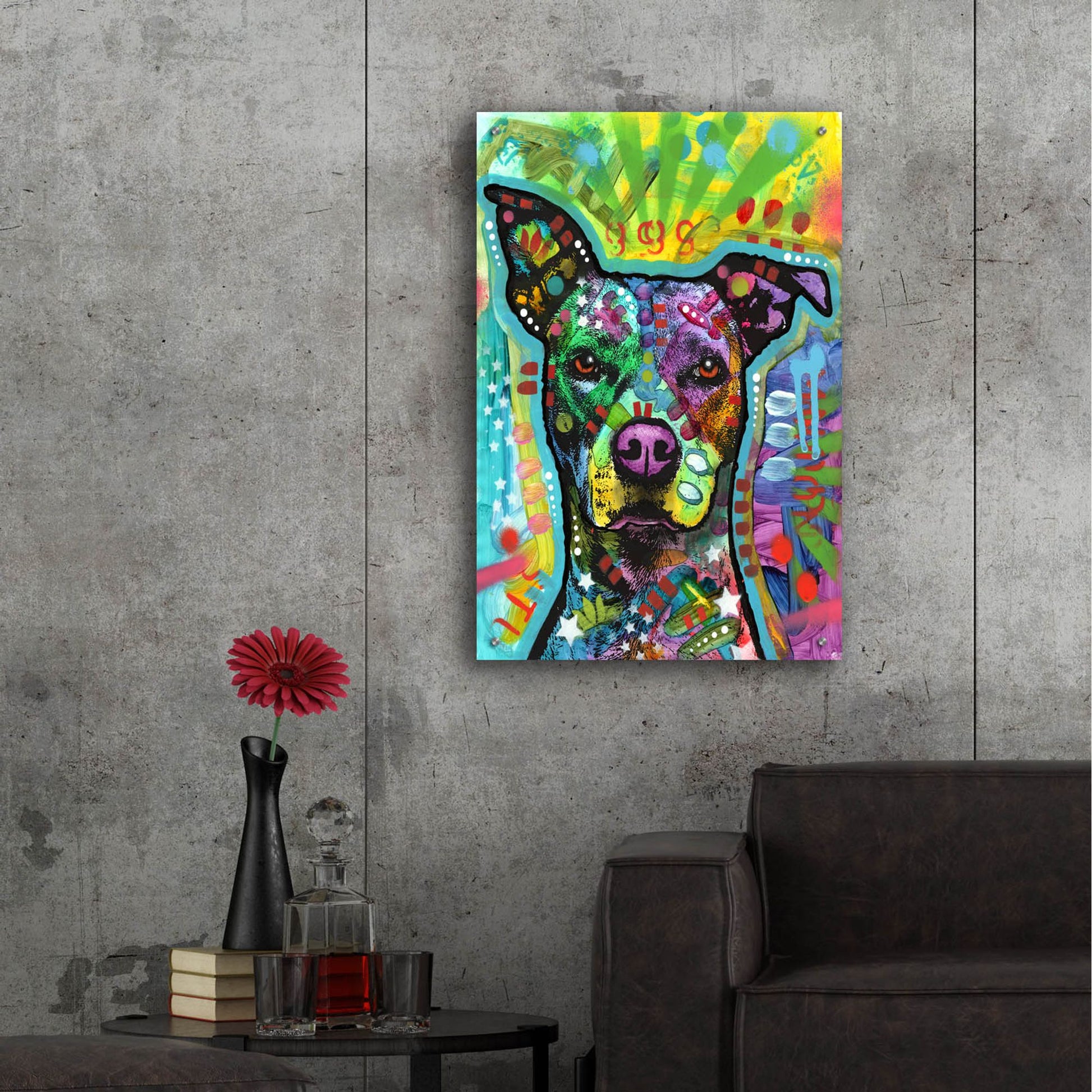 Epic Art 'It's Only Love' by Dean Russo Studios, Acrylic Glass Wall Art,24x36