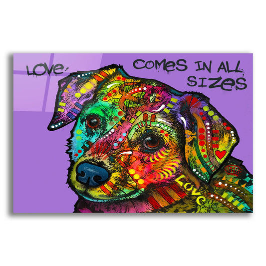 Epic Art 'Love In All Sizes' by Dean Russo Studios, Acrylic Glass Wall Art