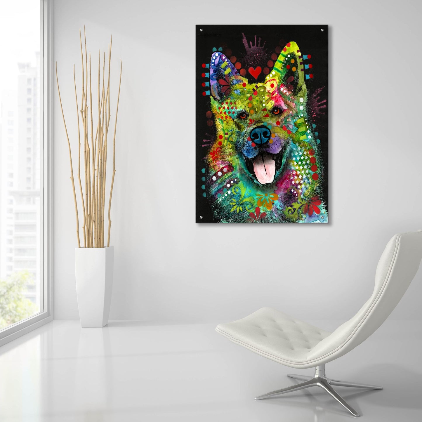 Epic Art 'Love Light' by Dean Russo Studios, Acrylic Glass Wall Art,24x36