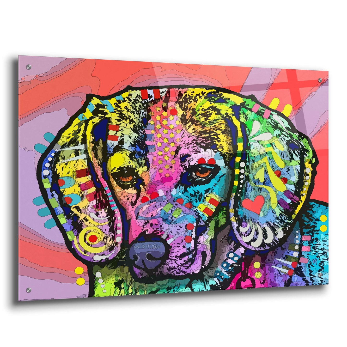 Epic Art 'Magic Beagle' by Dean Russo Studios, Acrylic Glass Wall Art,36x24