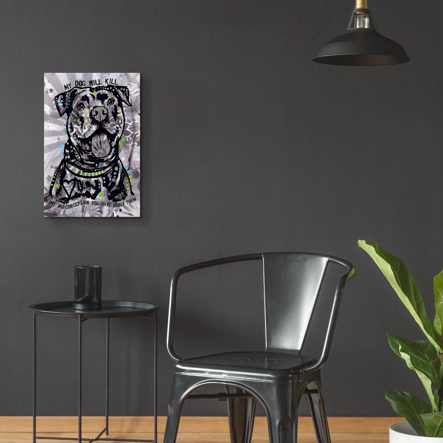 Epic Art 'My Dog' by Dean Russo Studios, Acrylic Glass Wall Art,16x24