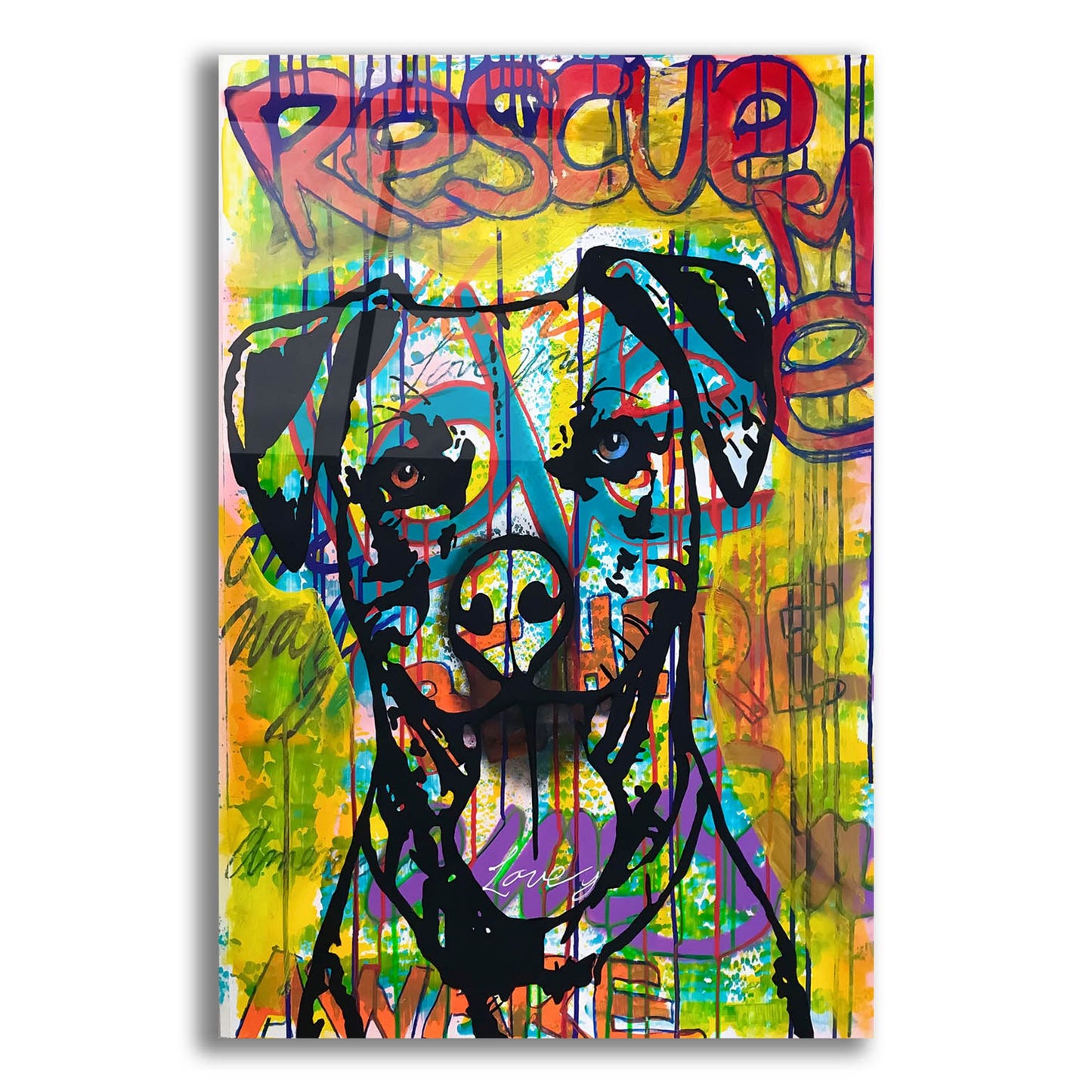 Epic Art 'Rescue Me' by Dean Russo Studios, Acrylic Glass Wall Art,12x16