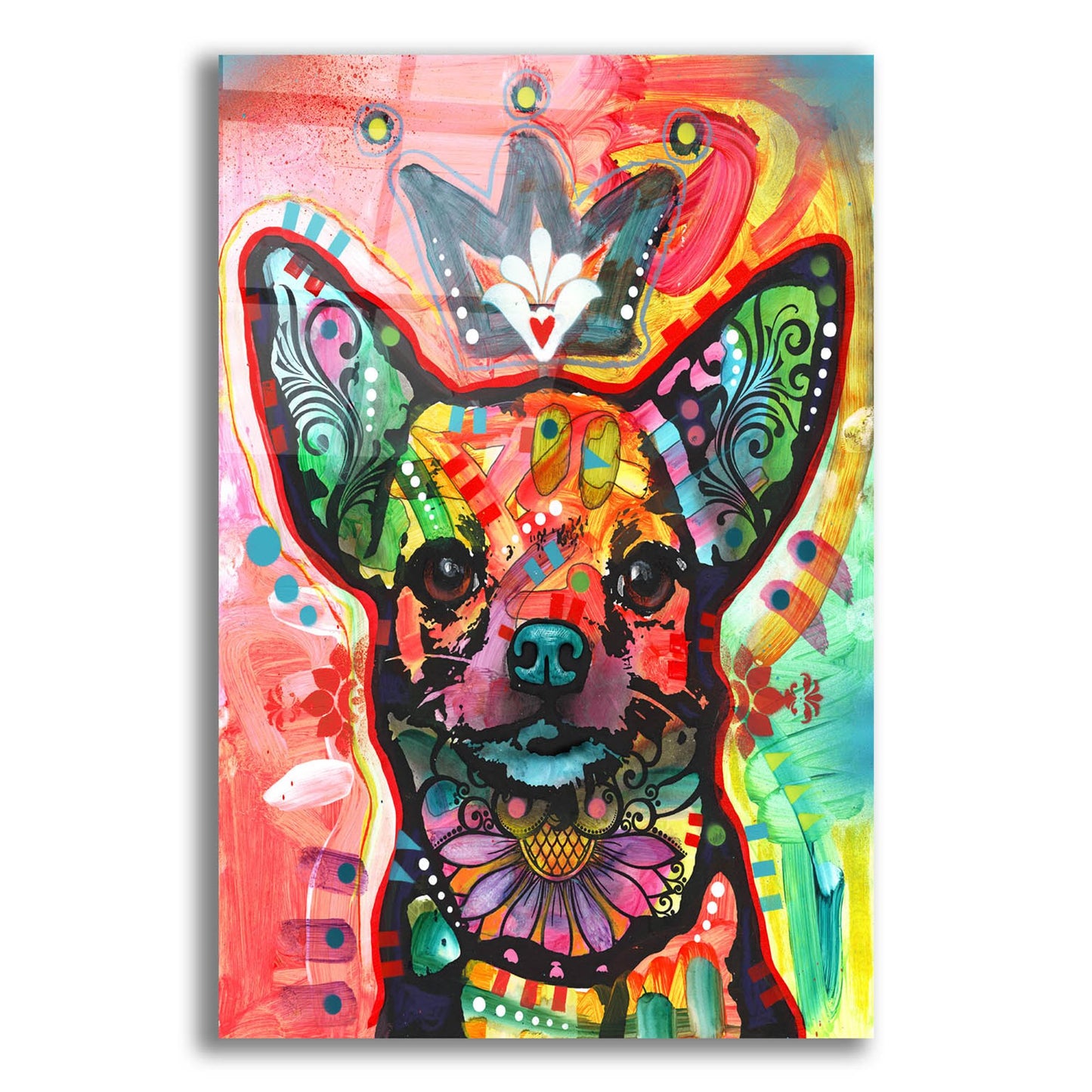 Epic Art 'Royal-Chi' by Dean Russo Studios, Acrylic Glass Wall Art