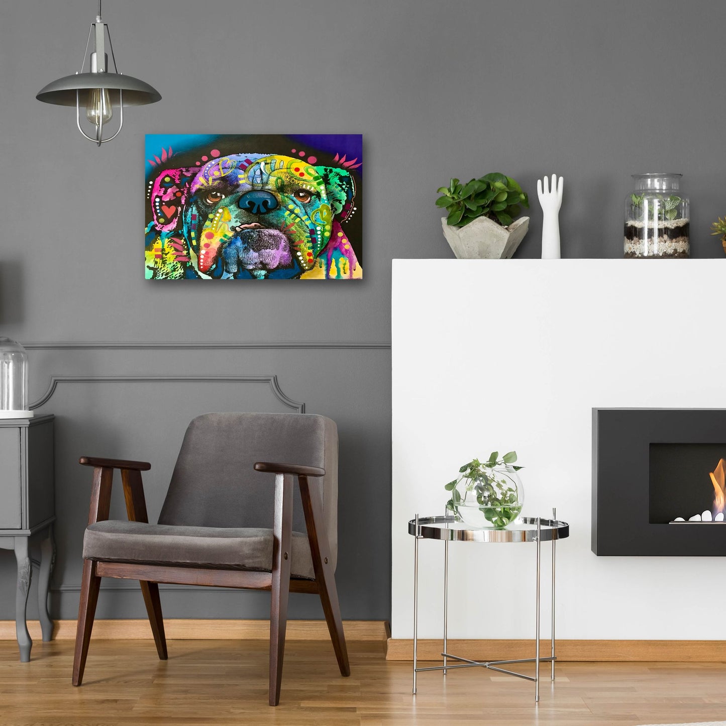 Epic Art 'Straight On Bull' by Dean Russo Studios, Acrylic Glass Wall Art,24x16