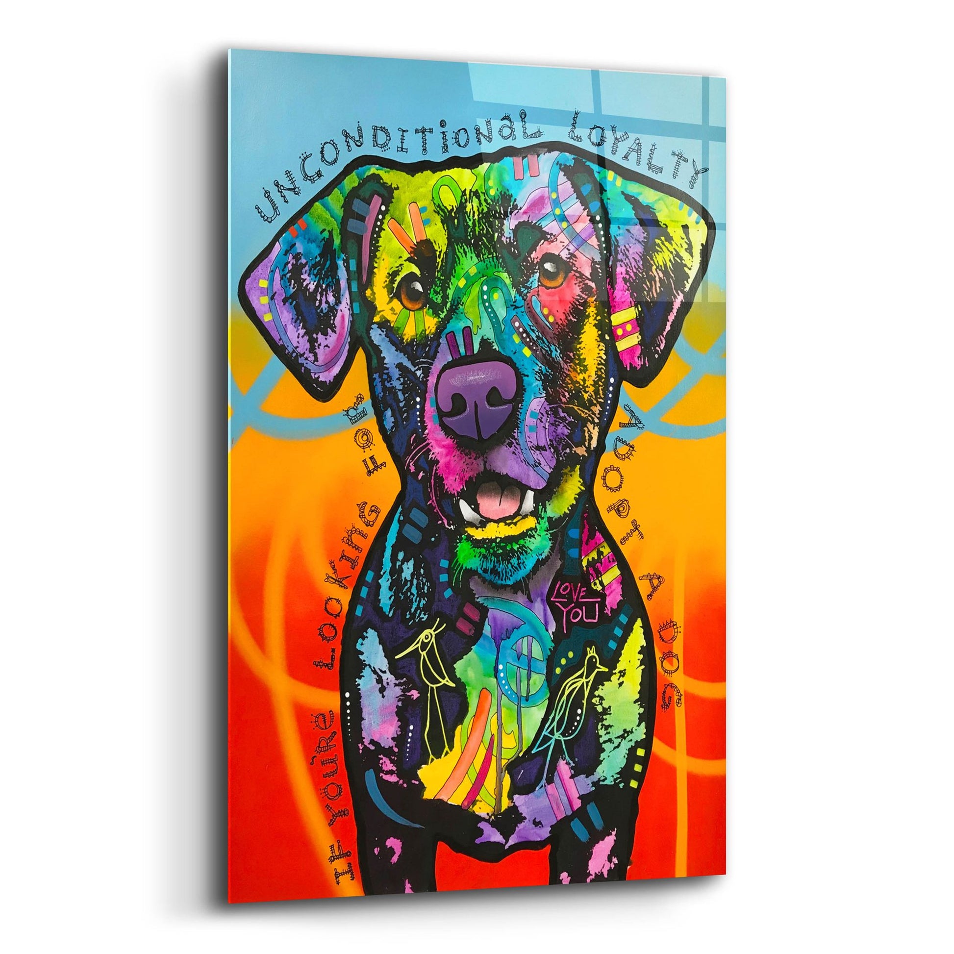 Epic Art 'Unconditional Loyalty' by Dean Russo Studios, Acrylic Glass Wall Art,12x16