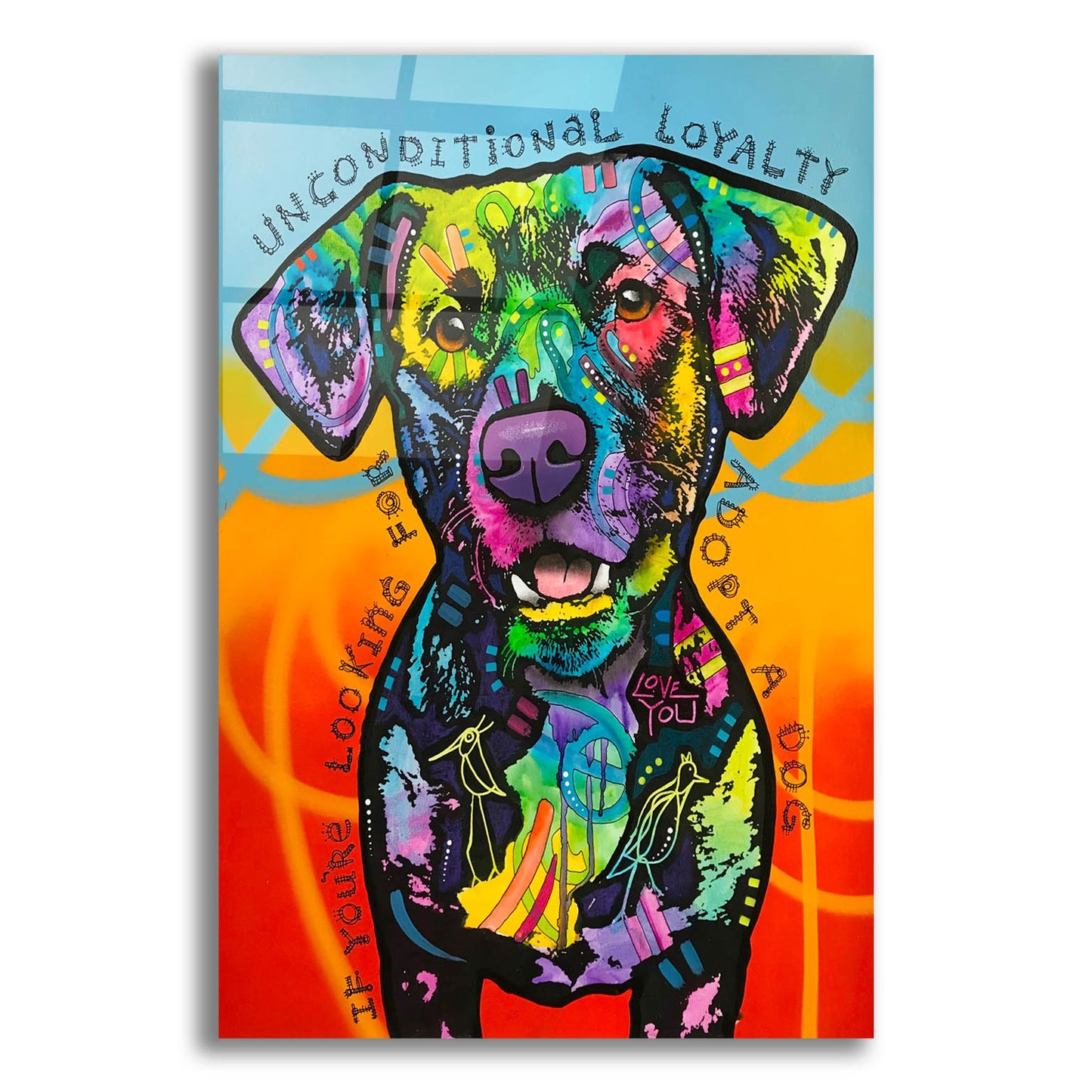 Epic Art 'Unconditional Loyalty' by Dean Russo Studios, Acrylic Glass Wall Art,12x16